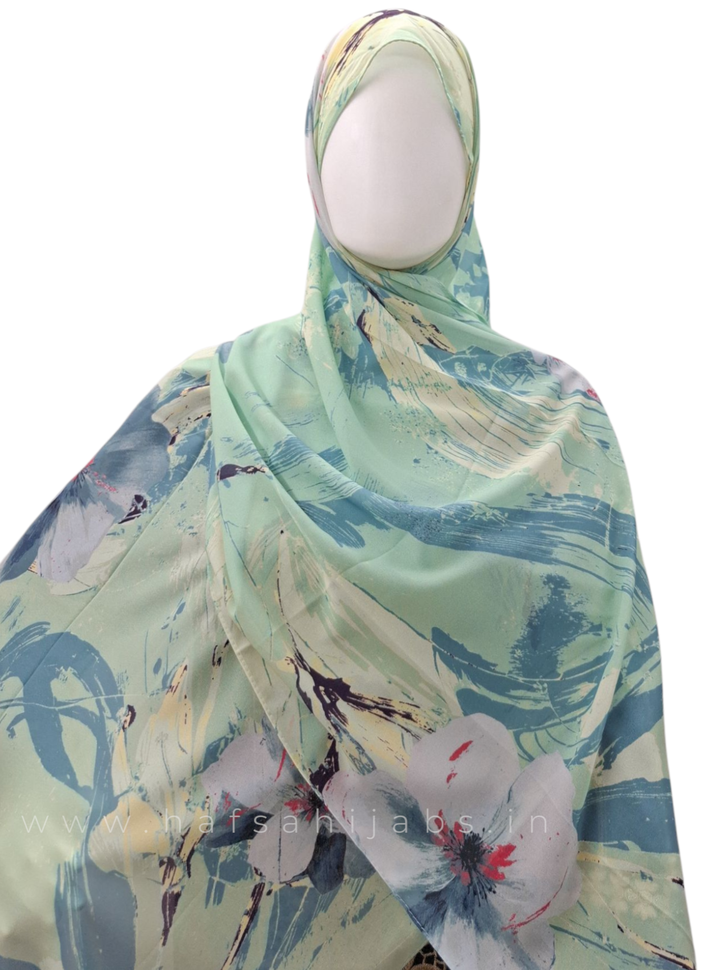 Floral mist - chiffon printed hijab