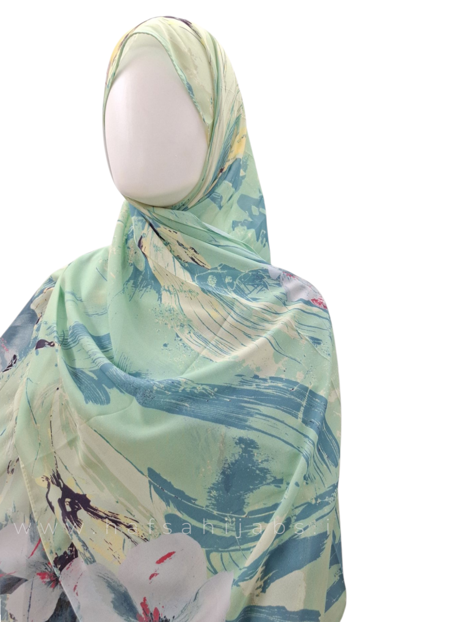 Floral mist - chiffon printed hijab