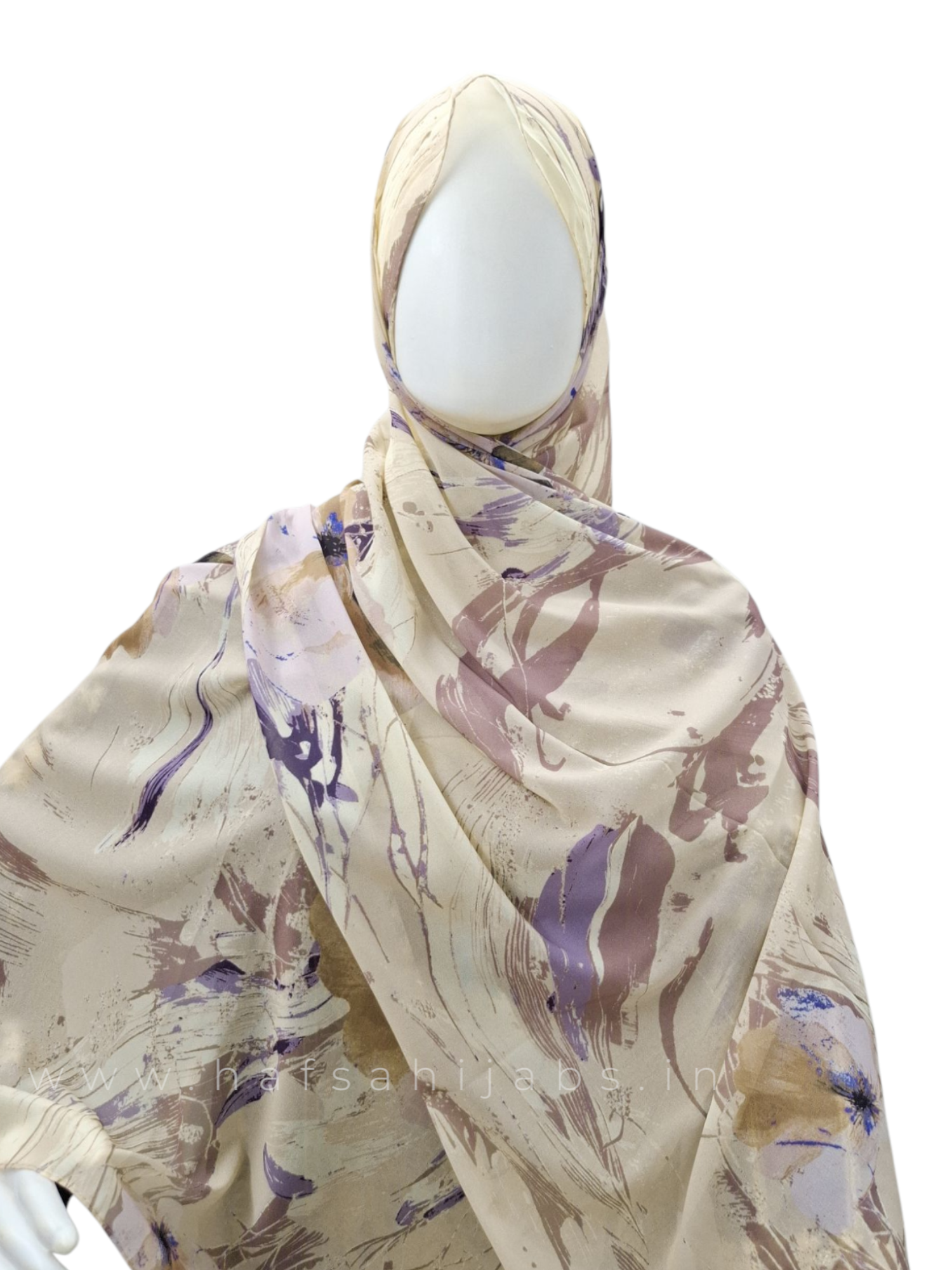 Floral mist - chiffon printed hijab