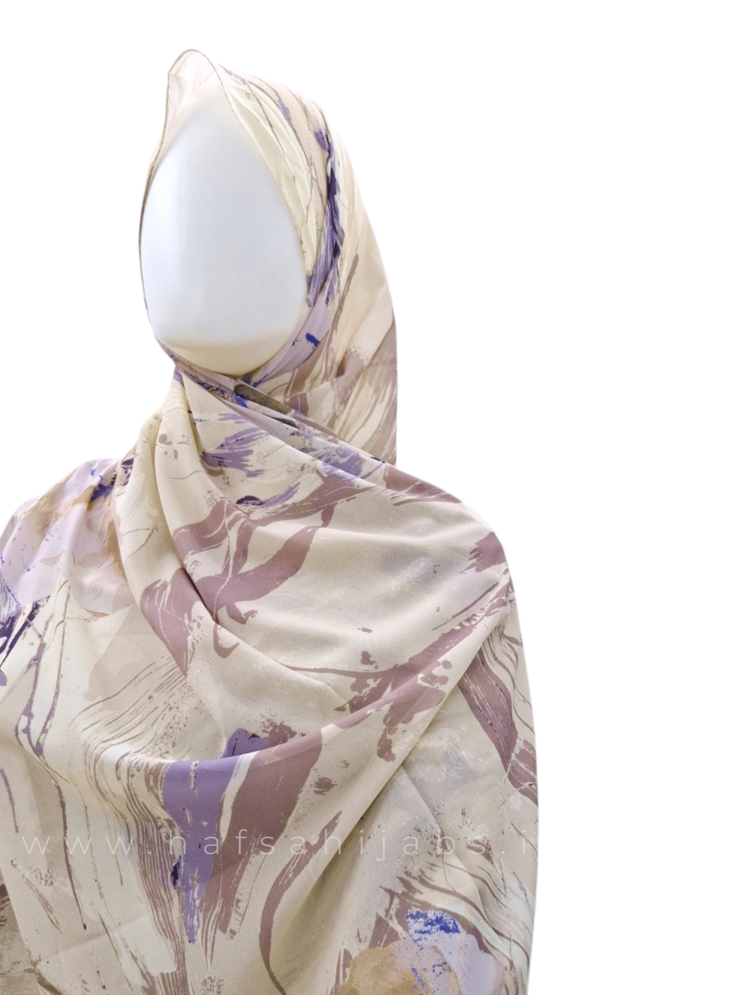 Floral mist - chiffon printed hijab