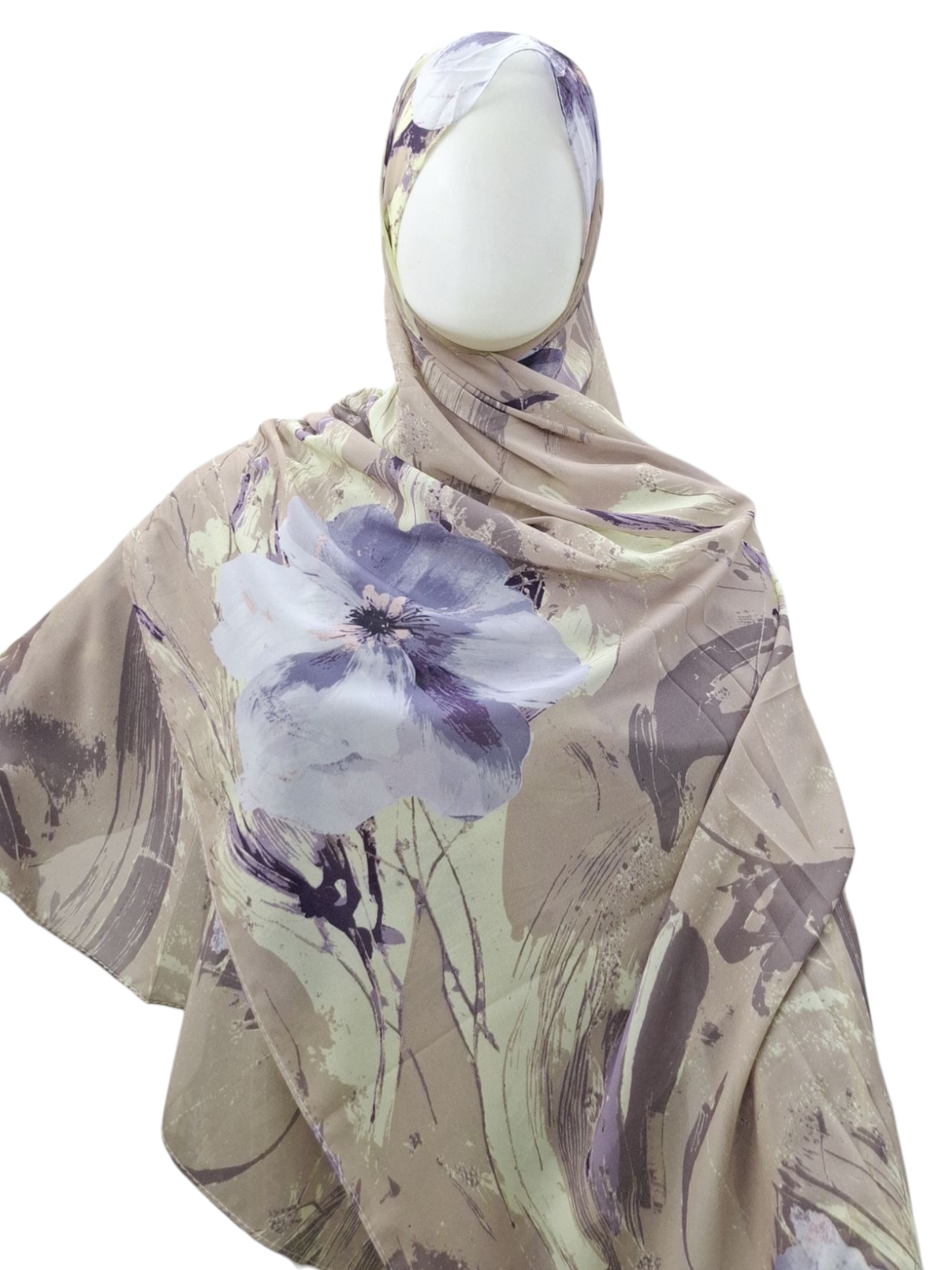 Floral mist - chiffon printed hijab