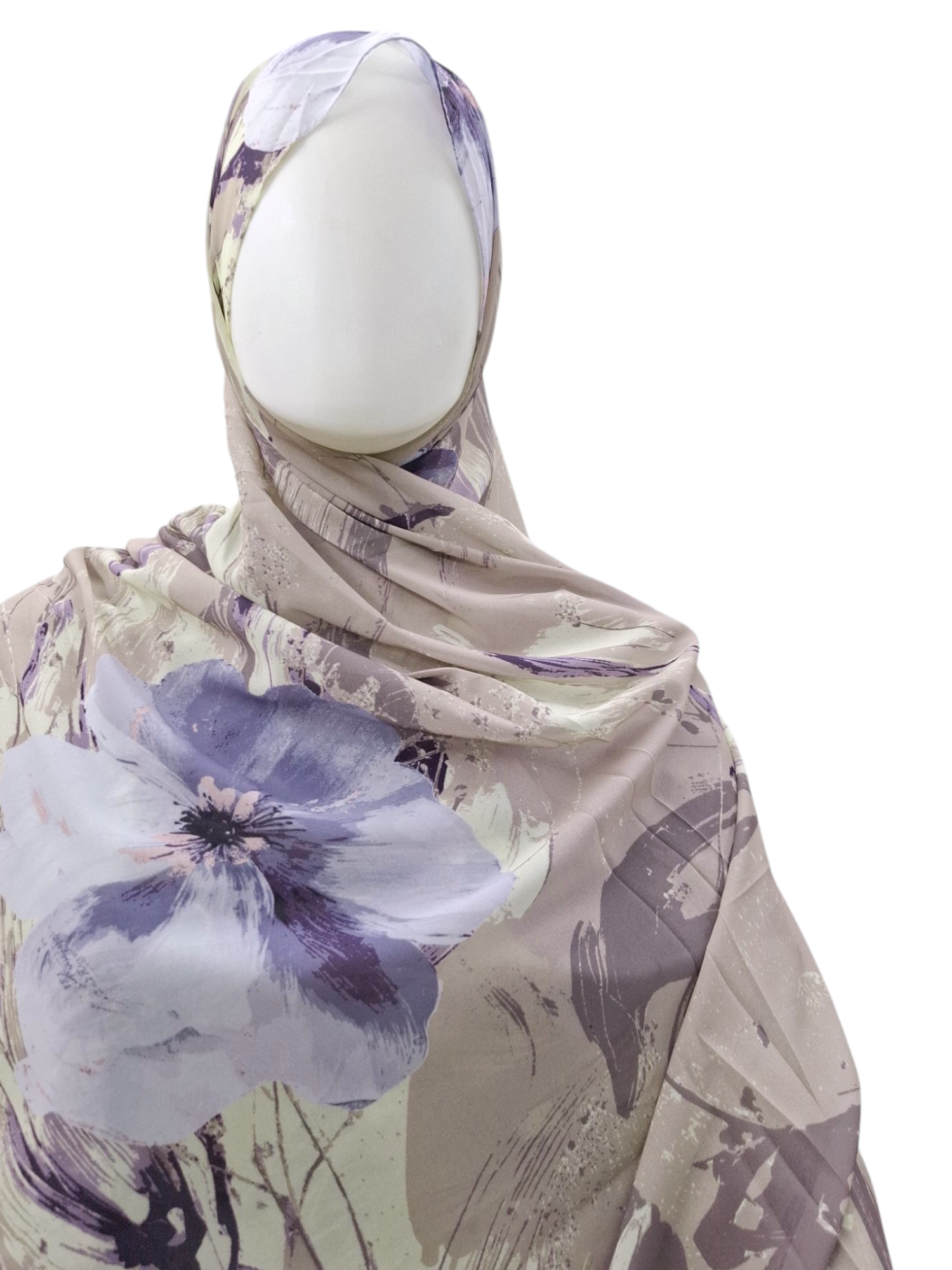 Floral mist - chiffon printed hijab
