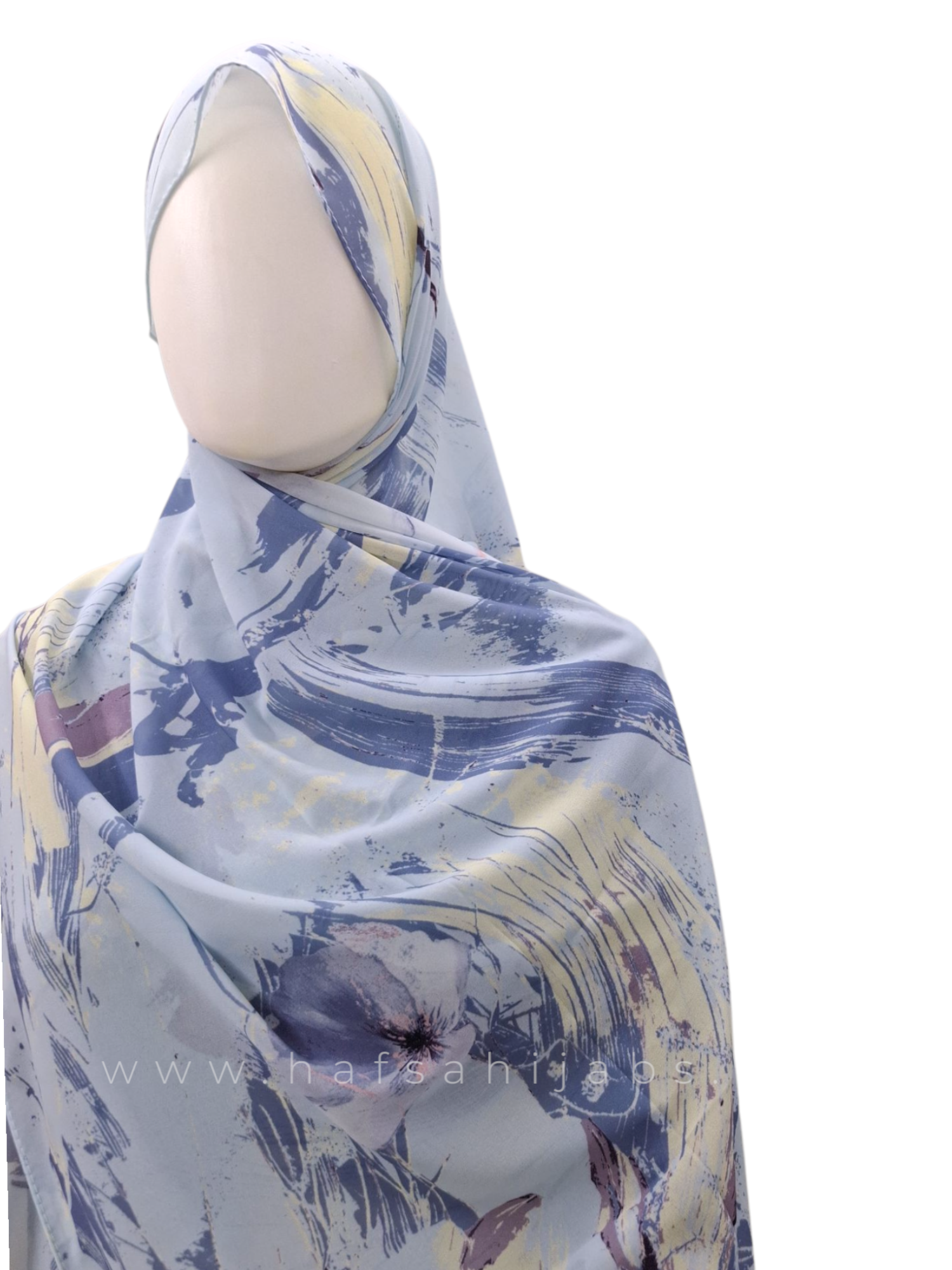 Floral mist - chiffon printed hijab