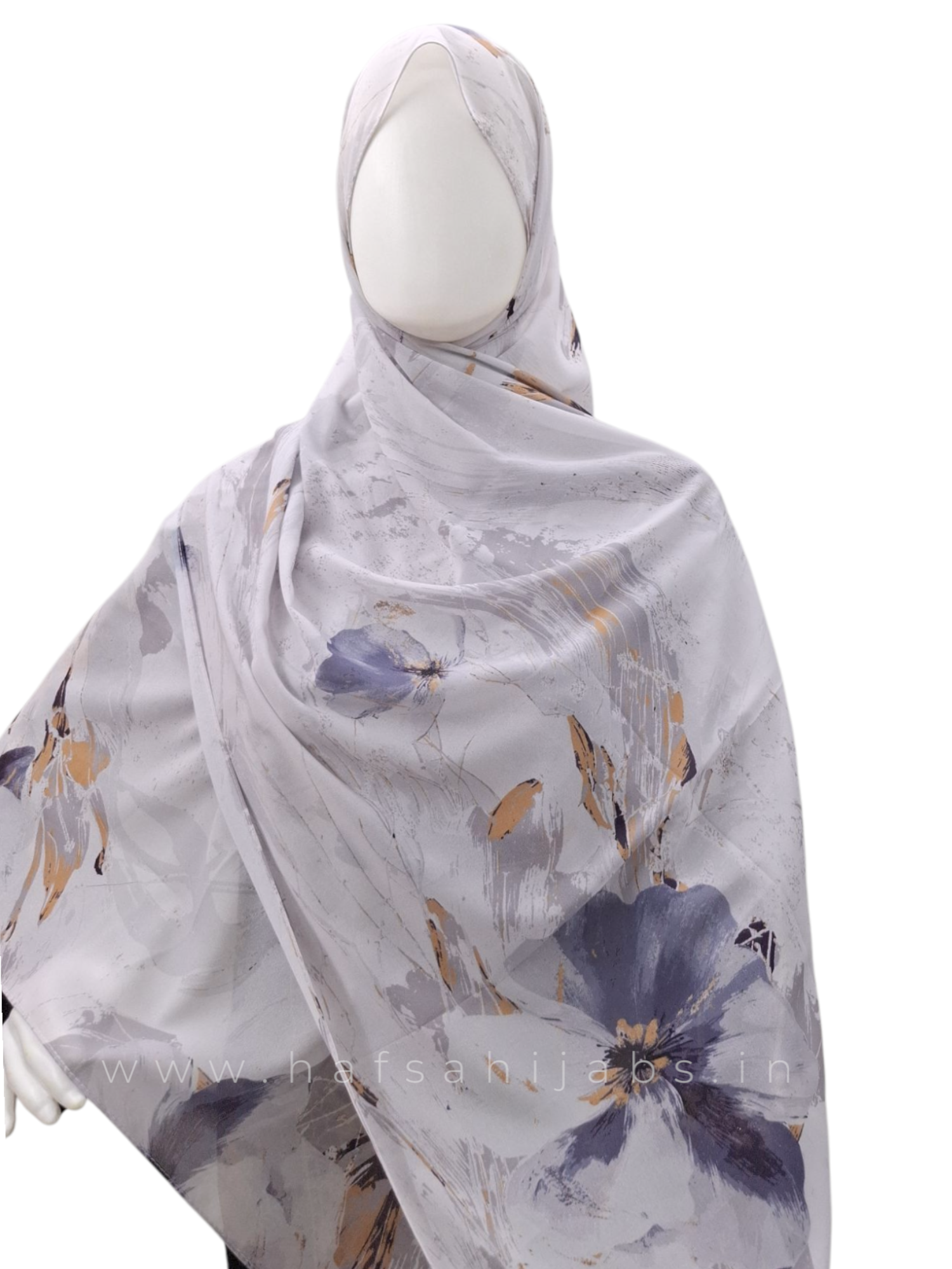 Floral mist - chiffon printed hijab