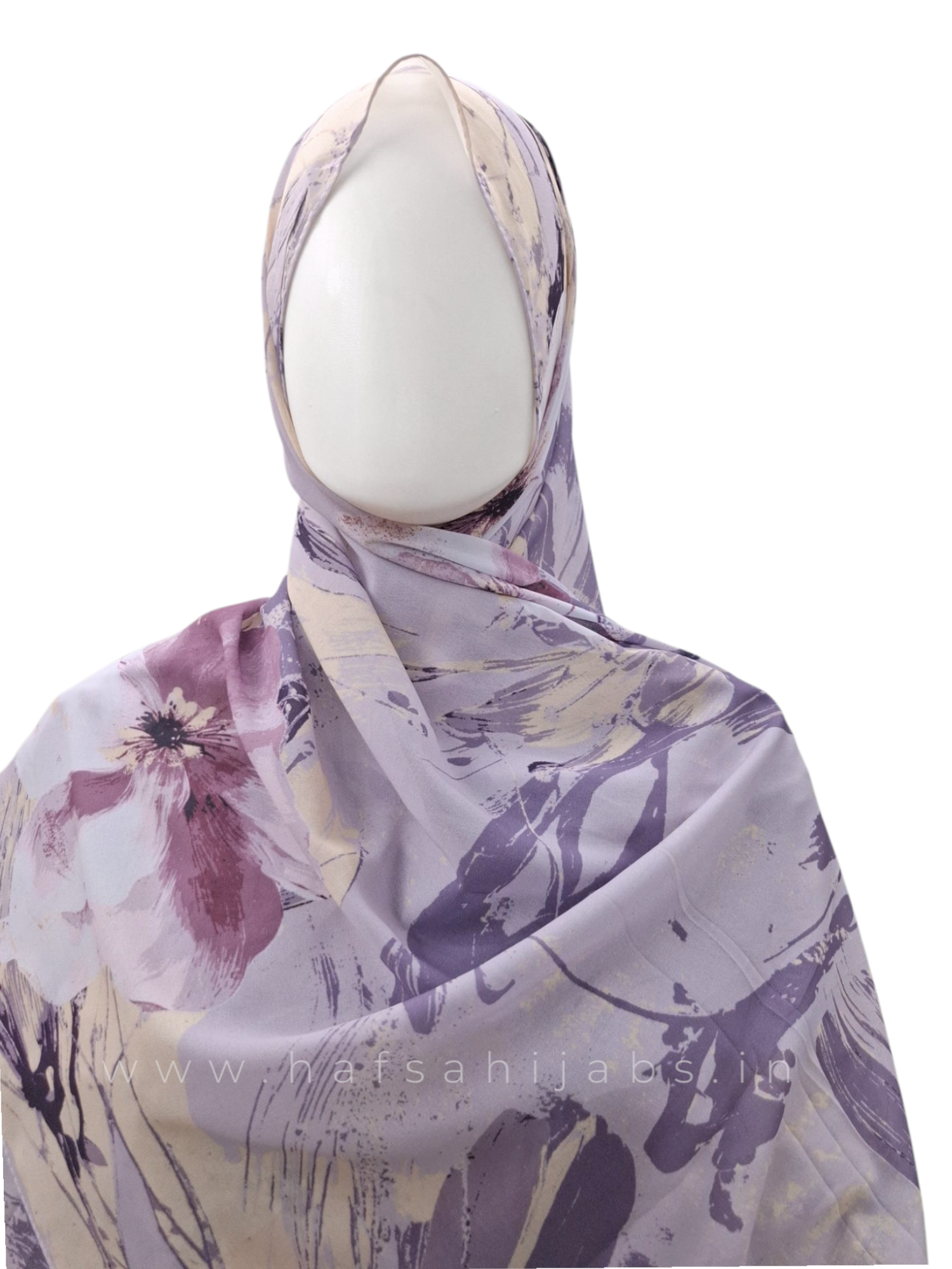 Floral mist - chiffon printed hijab