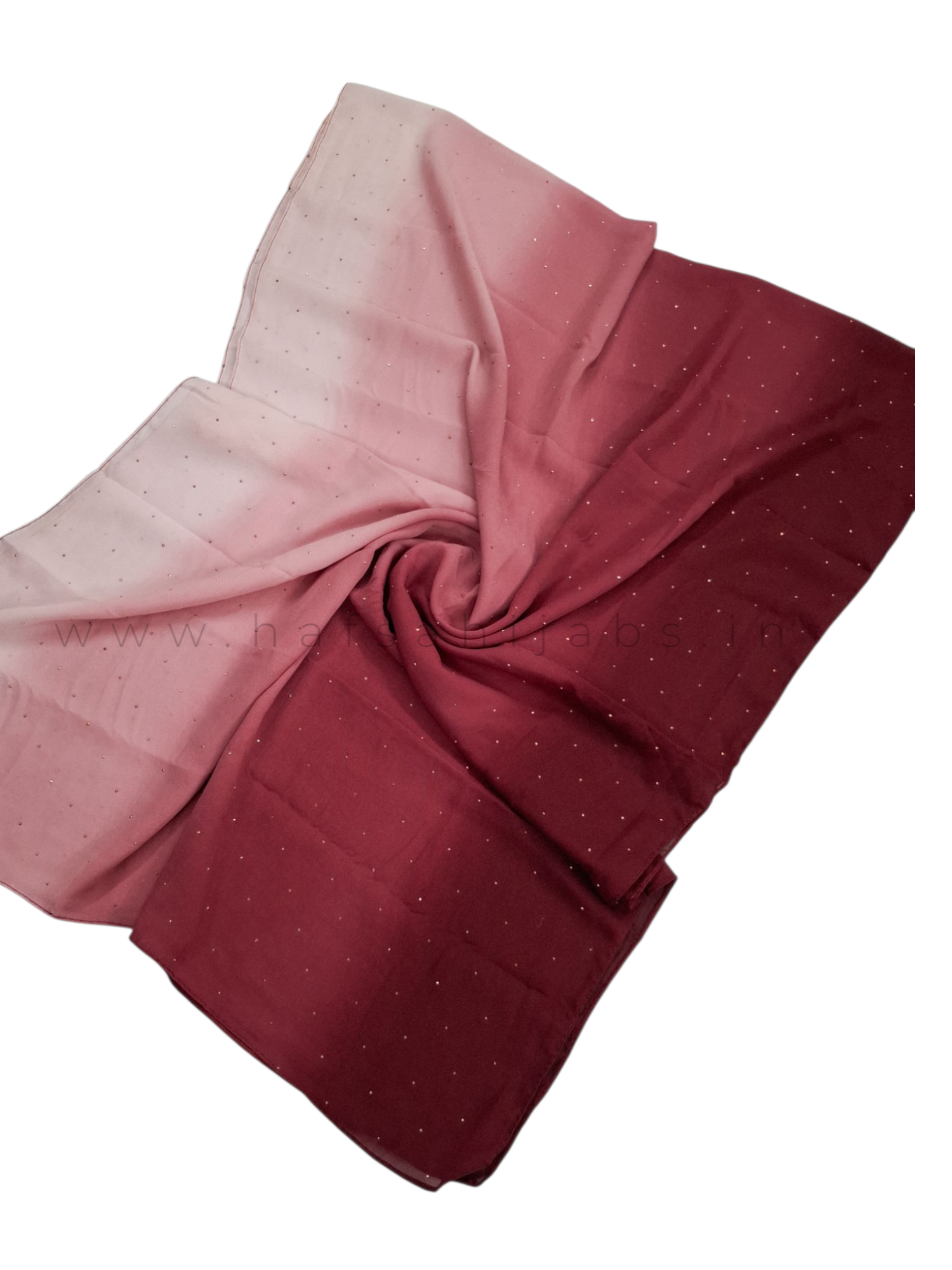  Triple Shaded Ombre Glitter Hijab