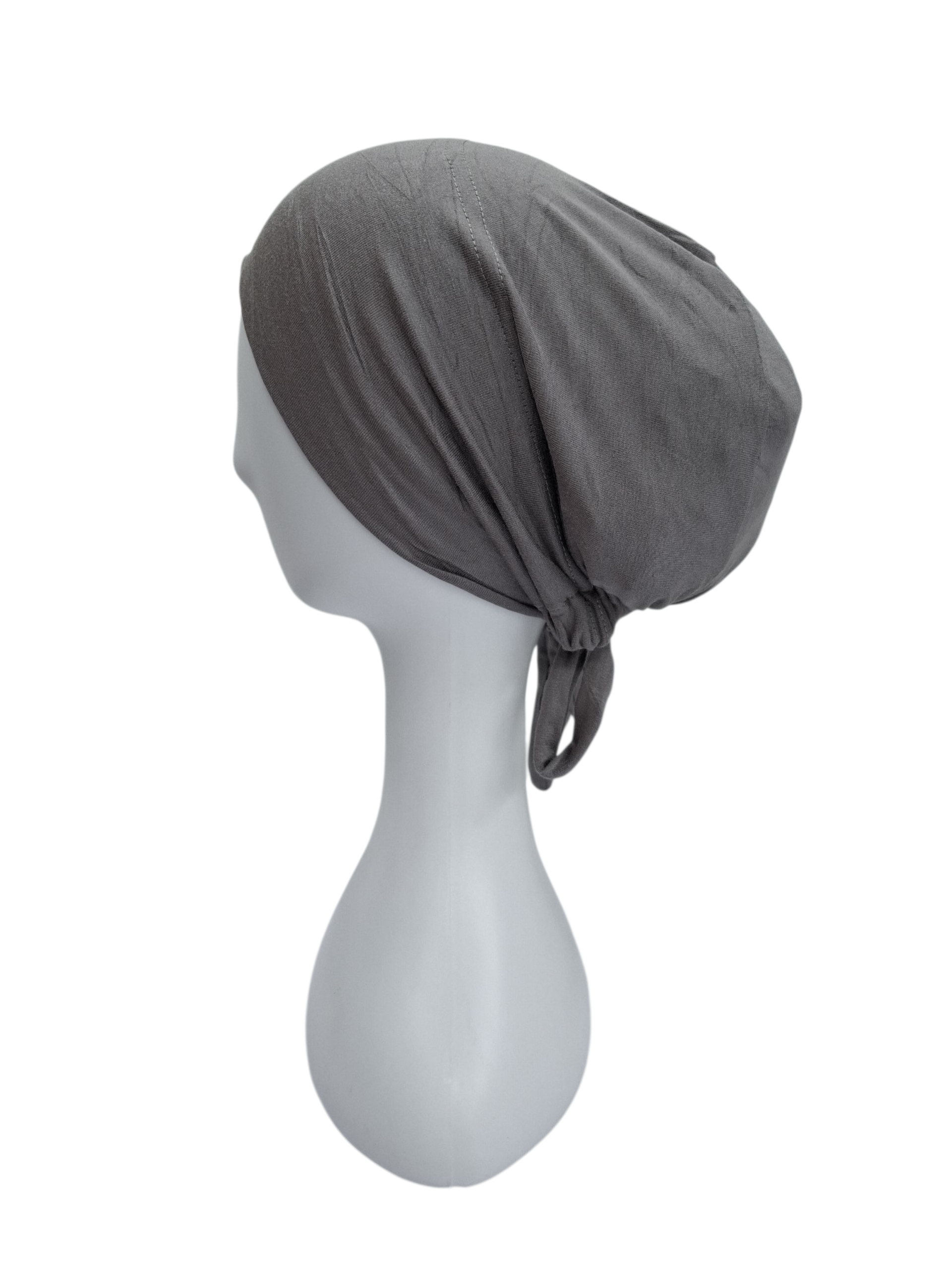 Premium Jersey Tie‑Back Hijab Cap