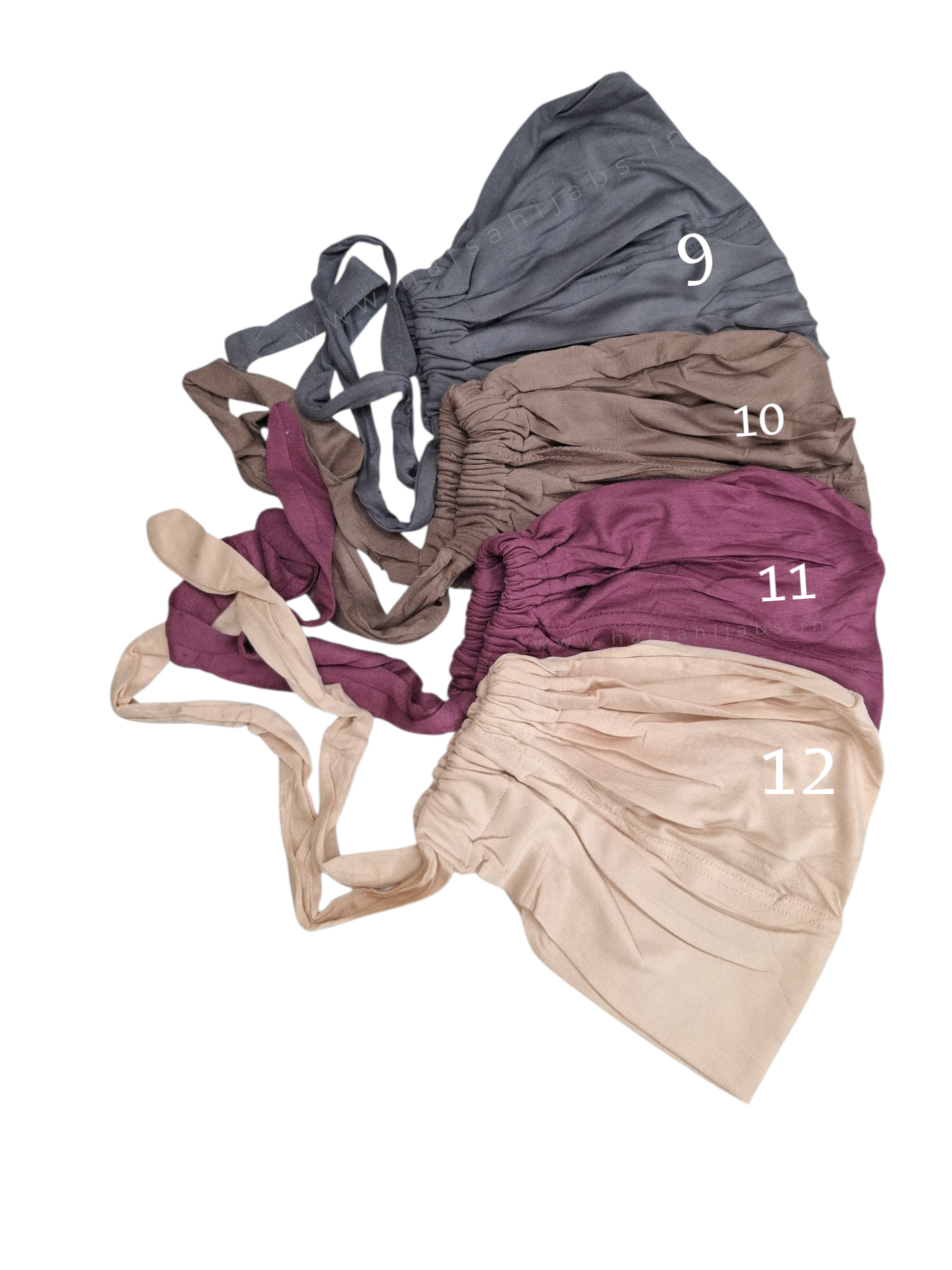 Premium Jersey Tie‑Back Hijab Cap