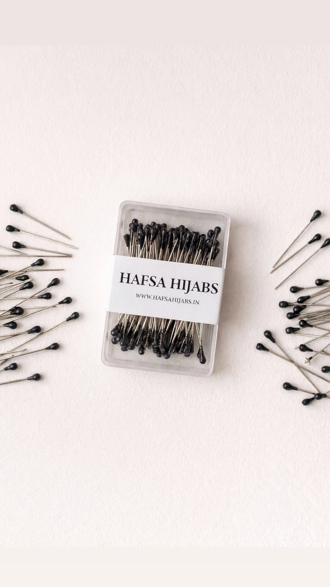 Mini Black Hijab Pins