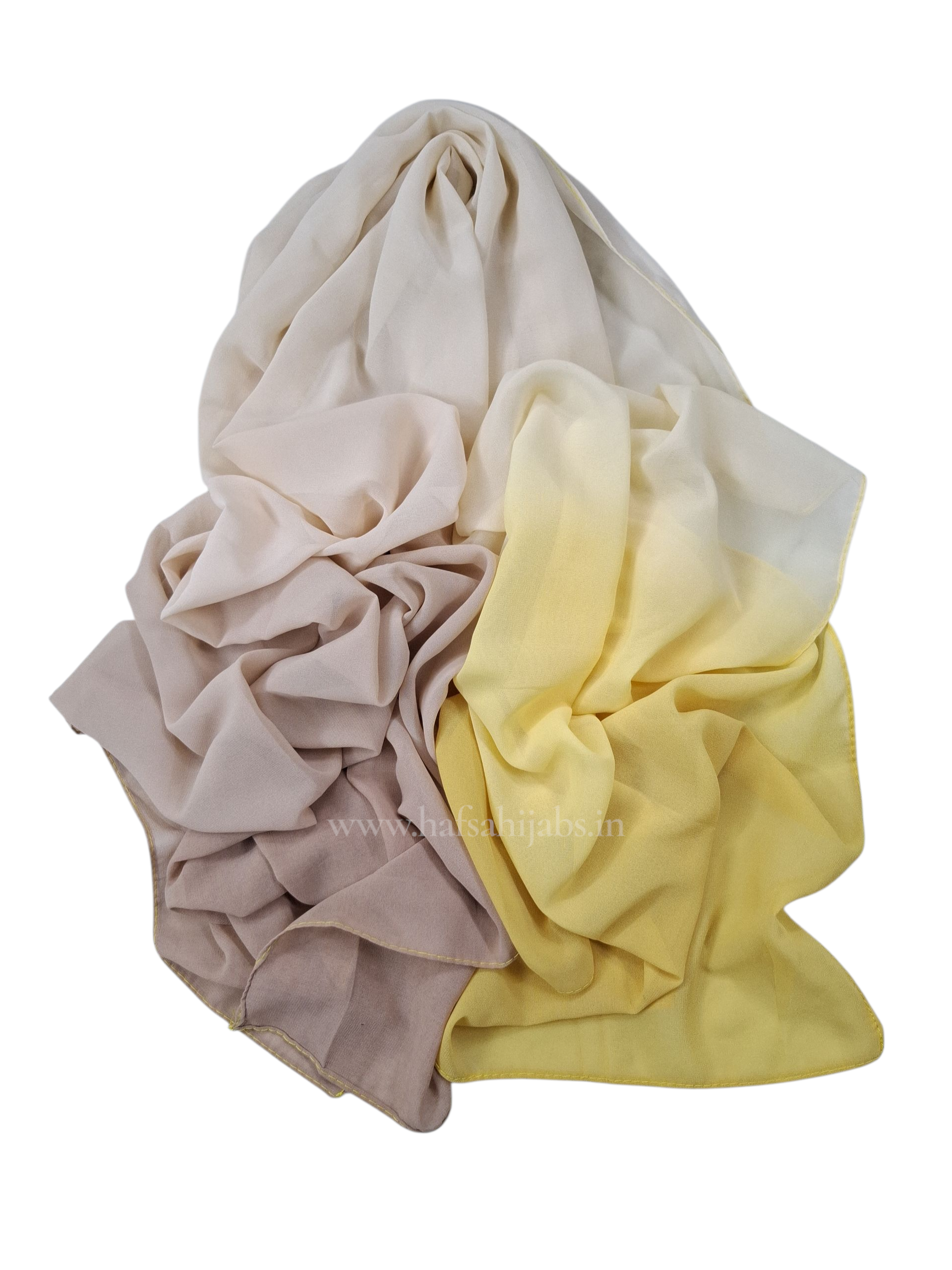 Yellow Ombre Hijab 