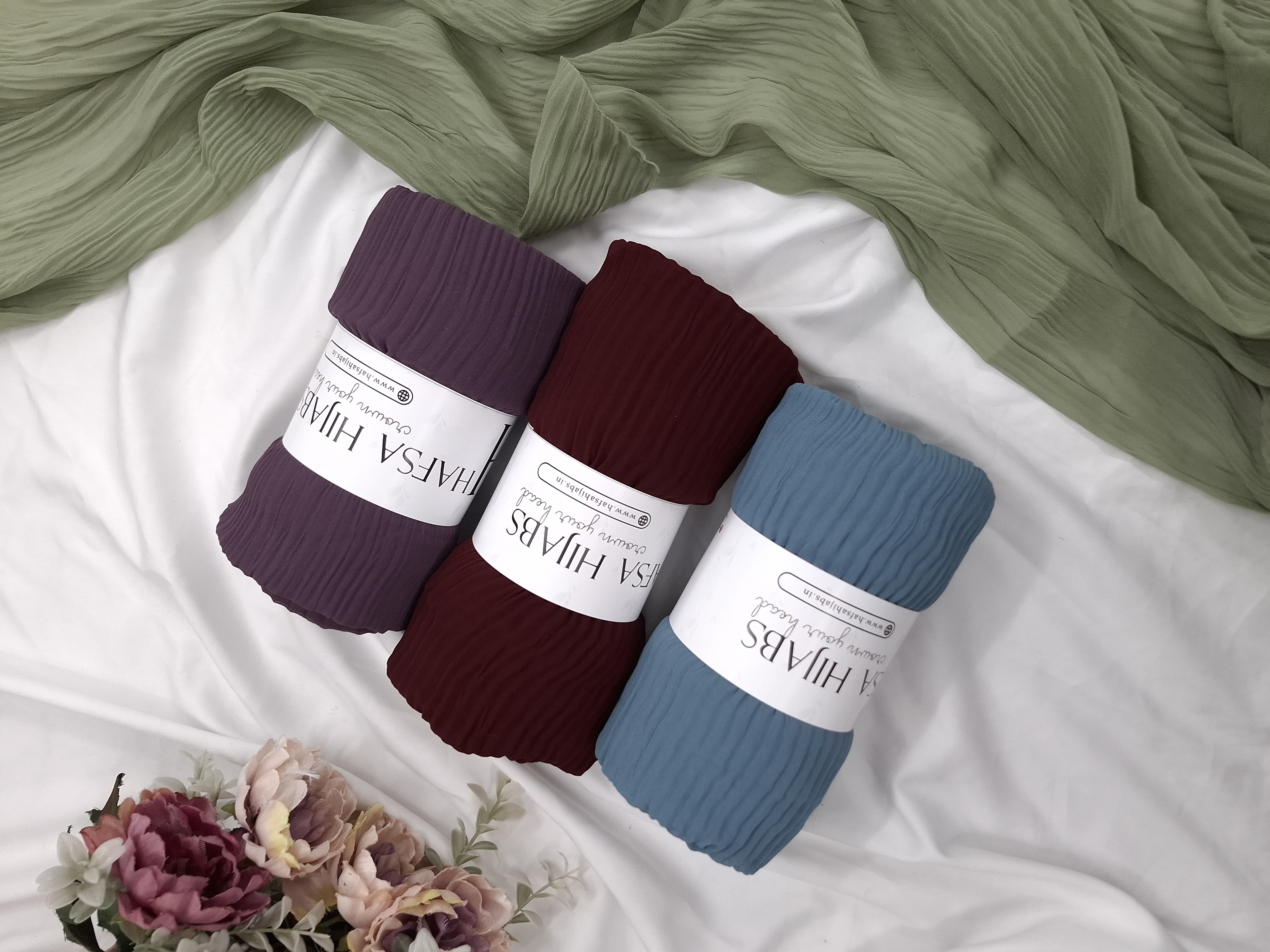 Ribbed Georgette Hijab