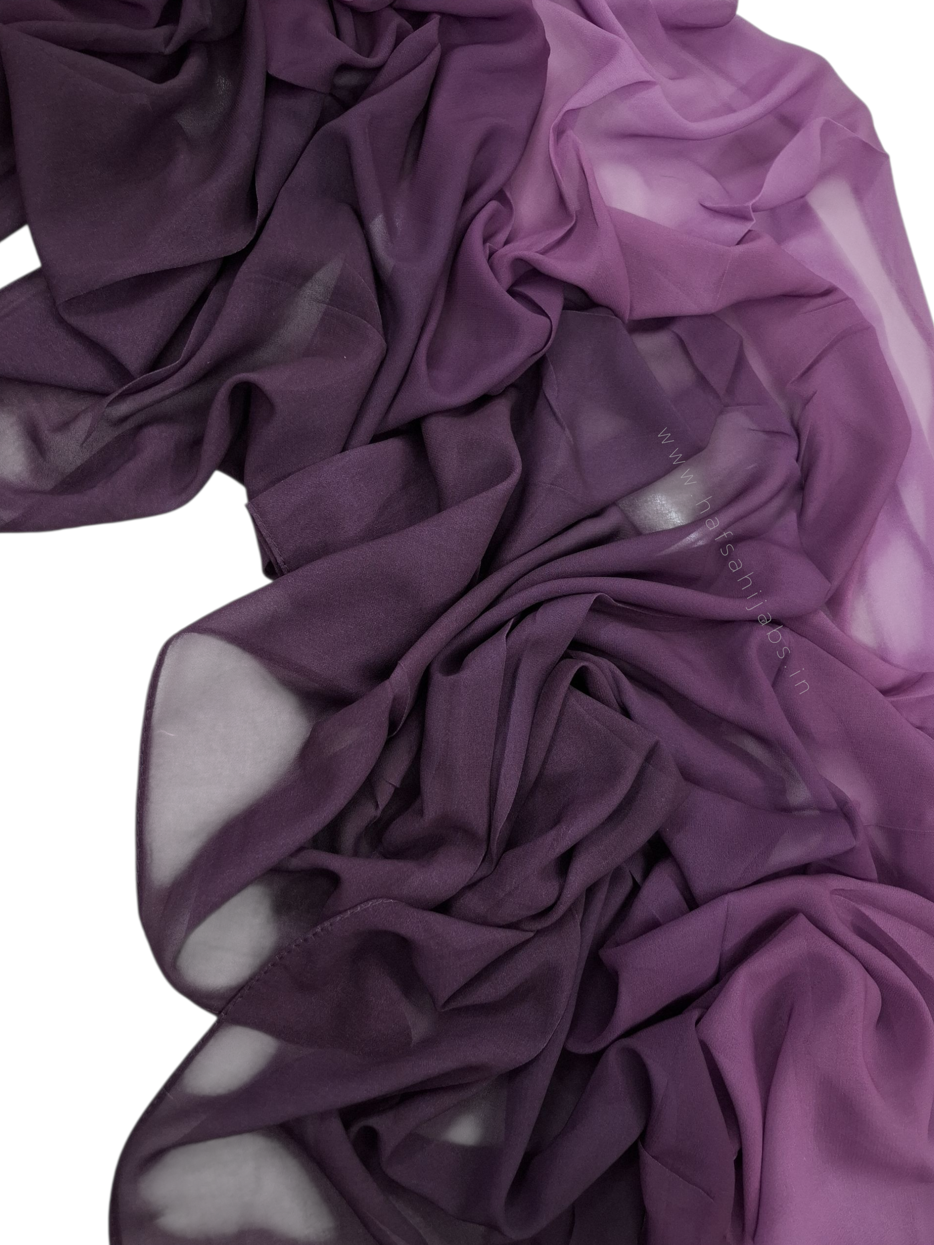 Premium Ombre Georgette Hijab – 2 m Length