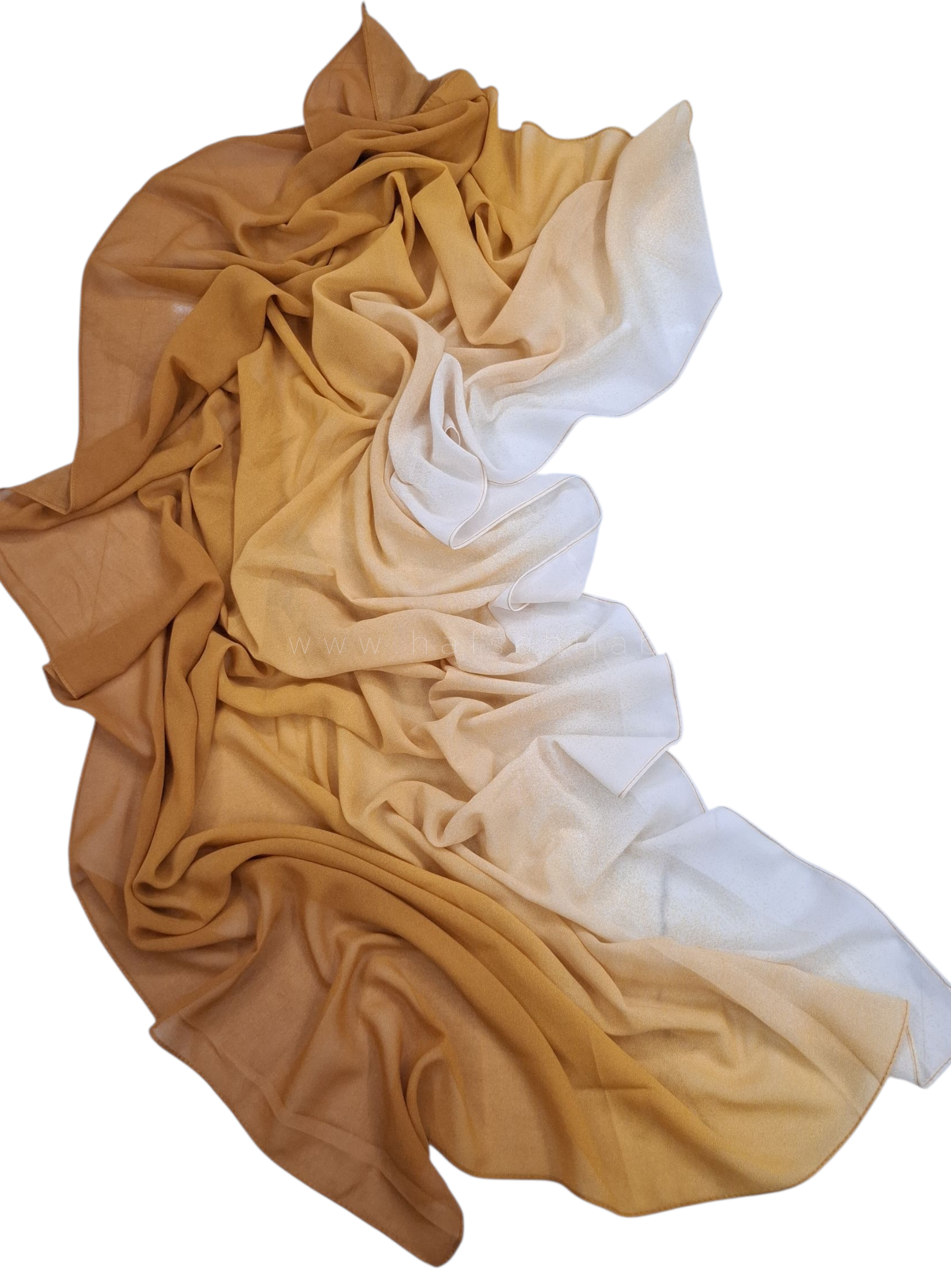 soft georgette Ombre Hijab