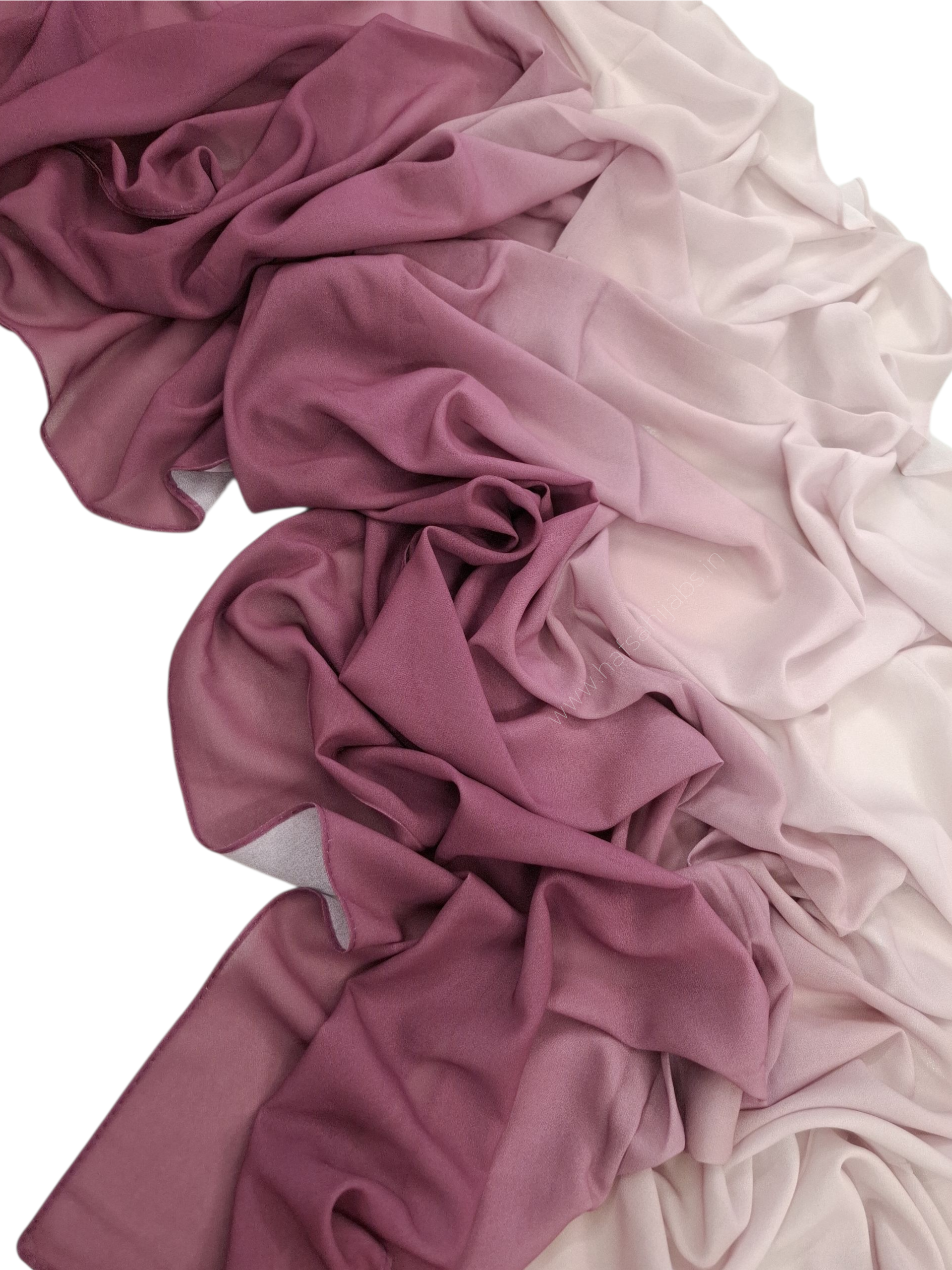 Premium Ombre Georgette Hijab – 2 m Length
