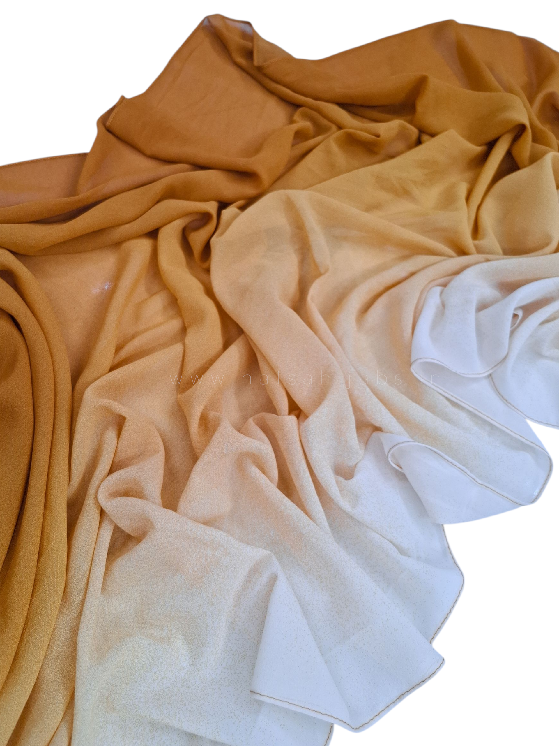 soft georgette  Ombre Hijab 