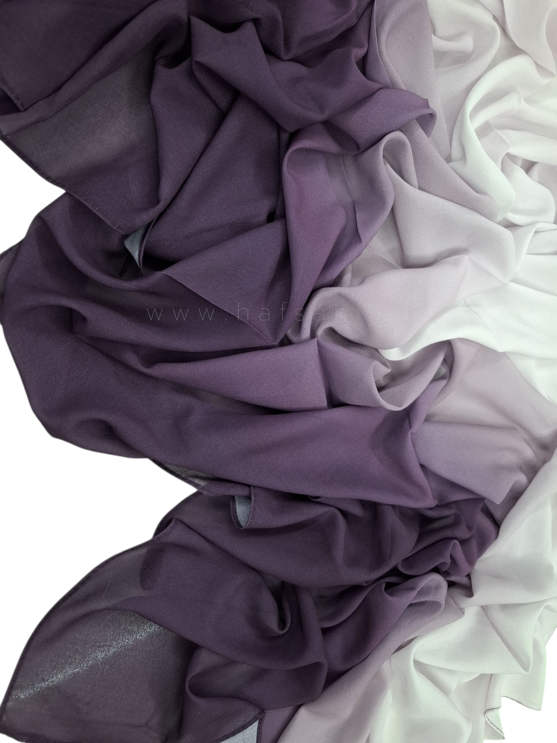 Premium Ombre soft Georgette Hijab – 2 m Length