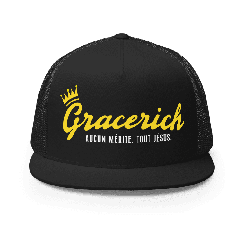 Gracerich: aucun mérite. tout Jésus. - casquette