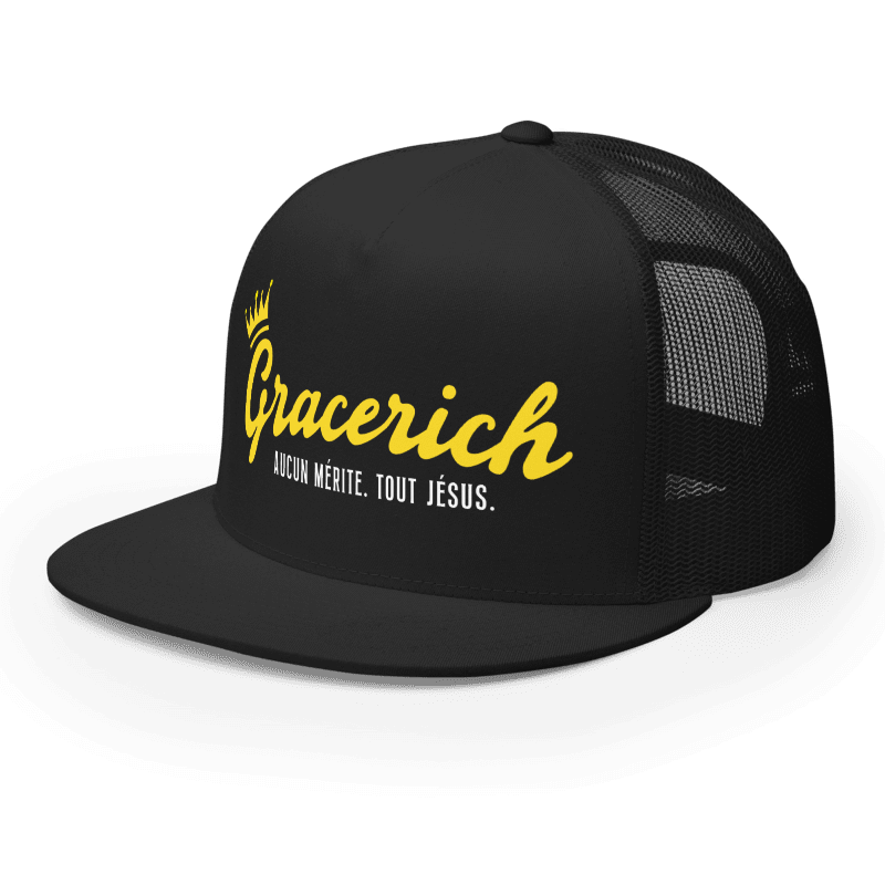 Gracerich: aucun mérite. tout Jésus. - casquette