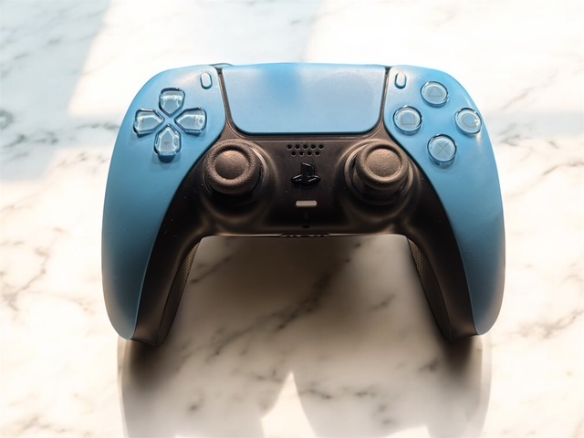 Manette Ps5 a 2 Palettes bleu