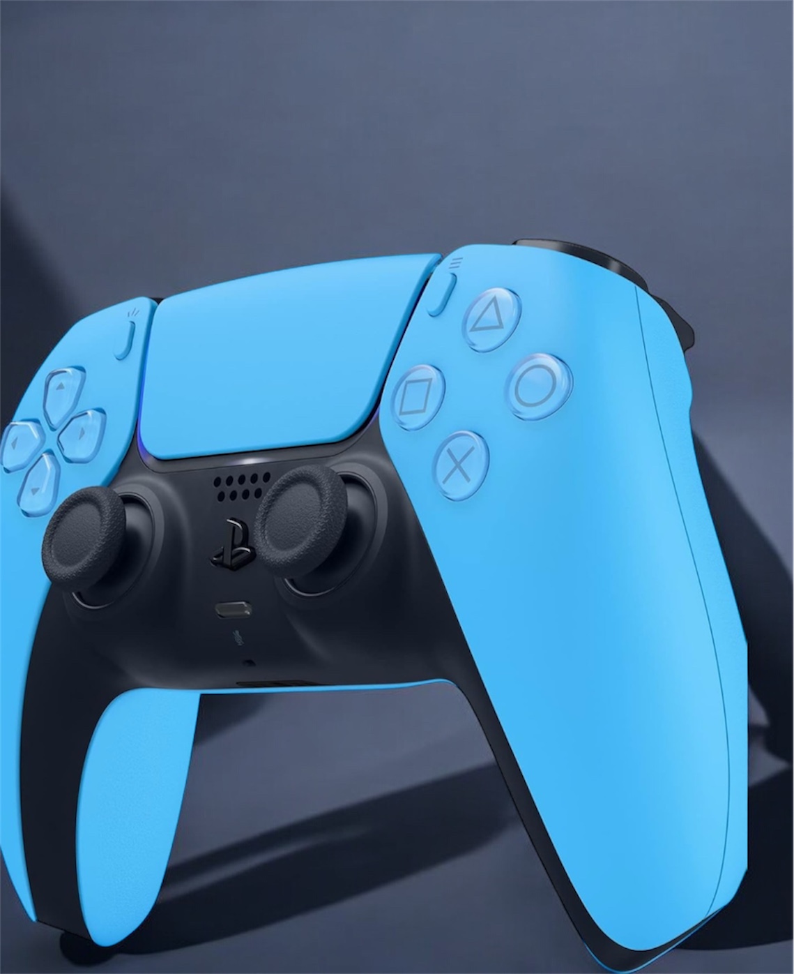 Manette Ps5 bleu full click de souris 