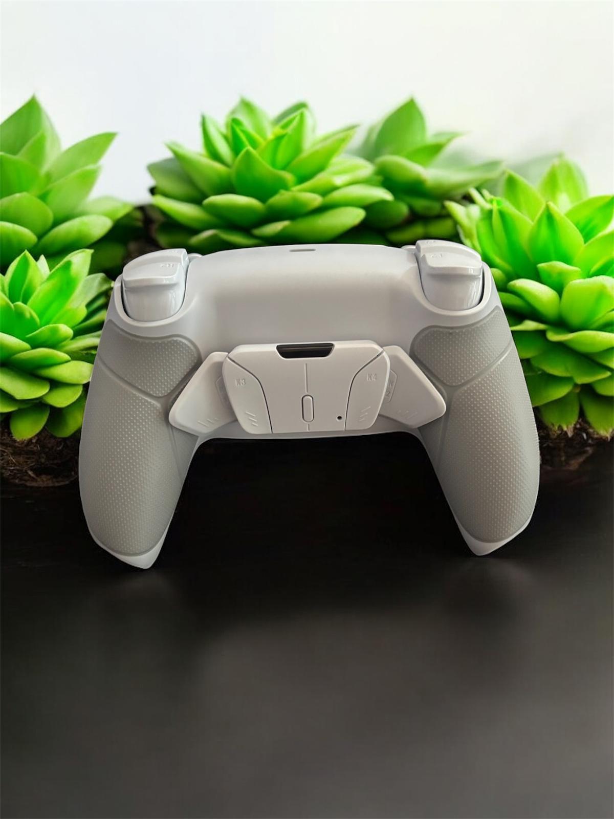 Manette ps5 chroma pearl joystick hall effect + 2 palettes + full click de souris