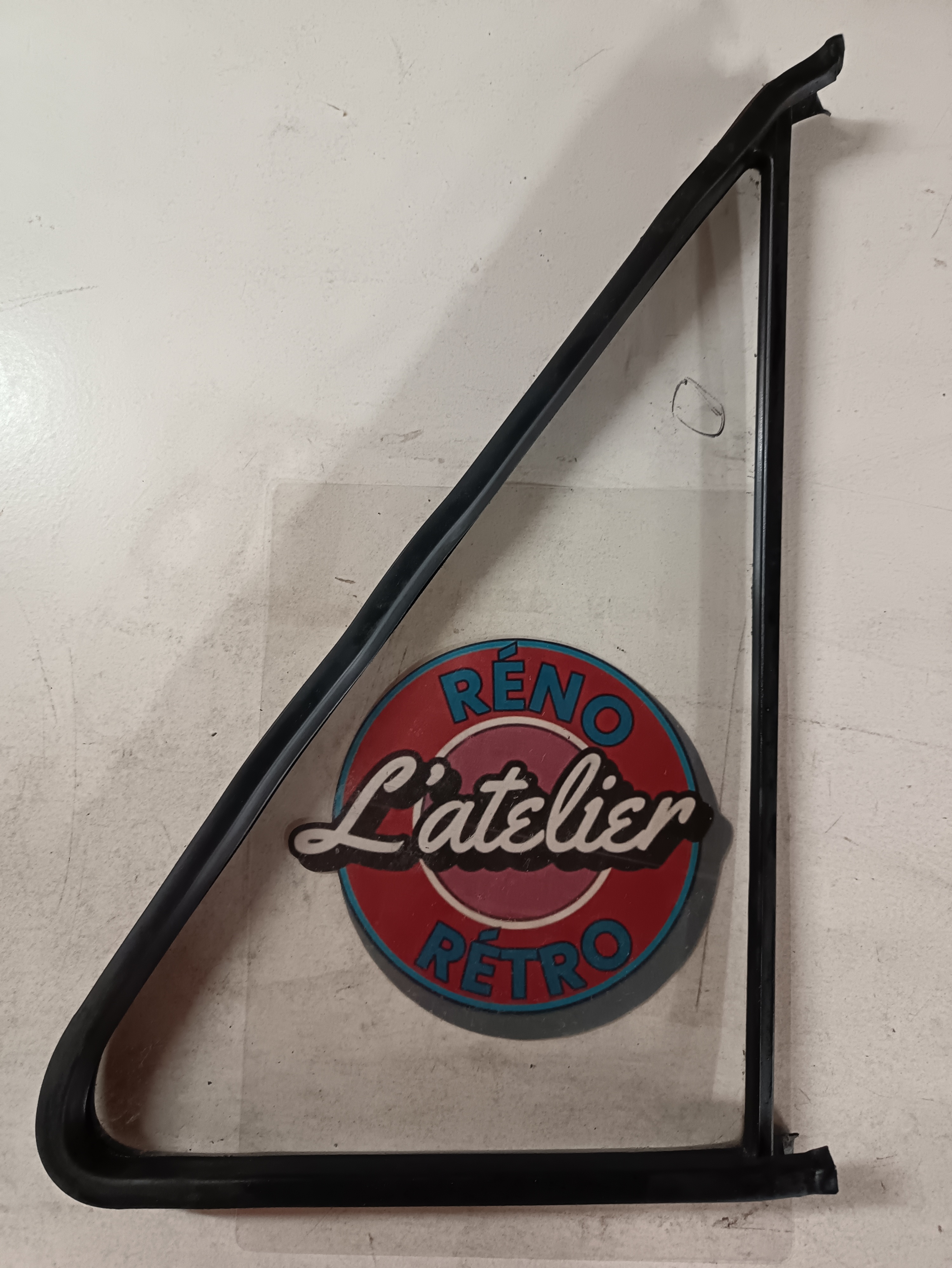 Vitre déflecteur fixe droite passager avec sont joint d'entourage vw transporter t3 t25 caravelle joker 4x4 syncro 