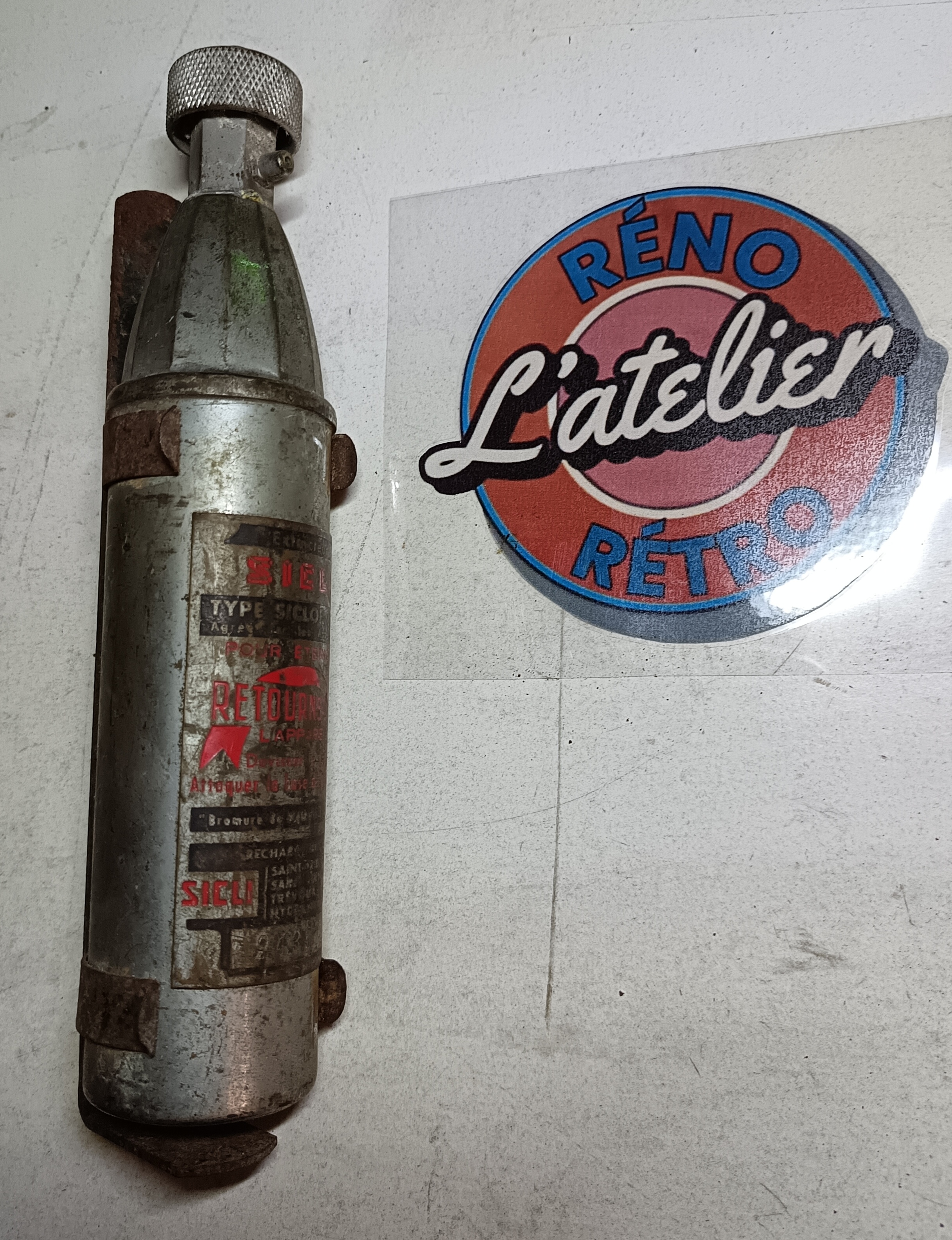 Extincteur d'ancienne 