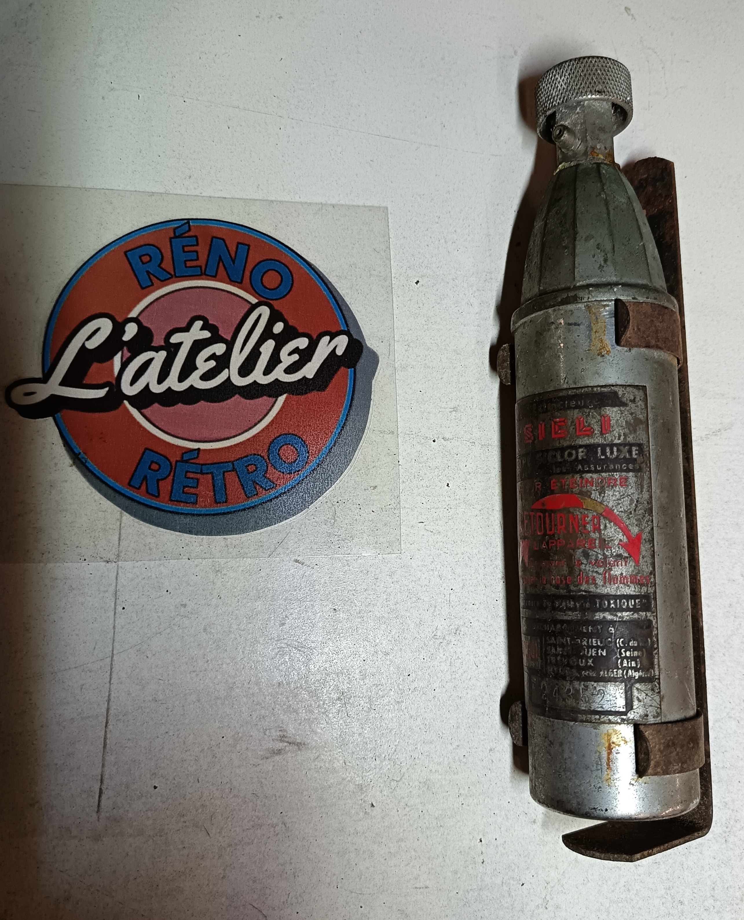 Extincteur d'ancienne 