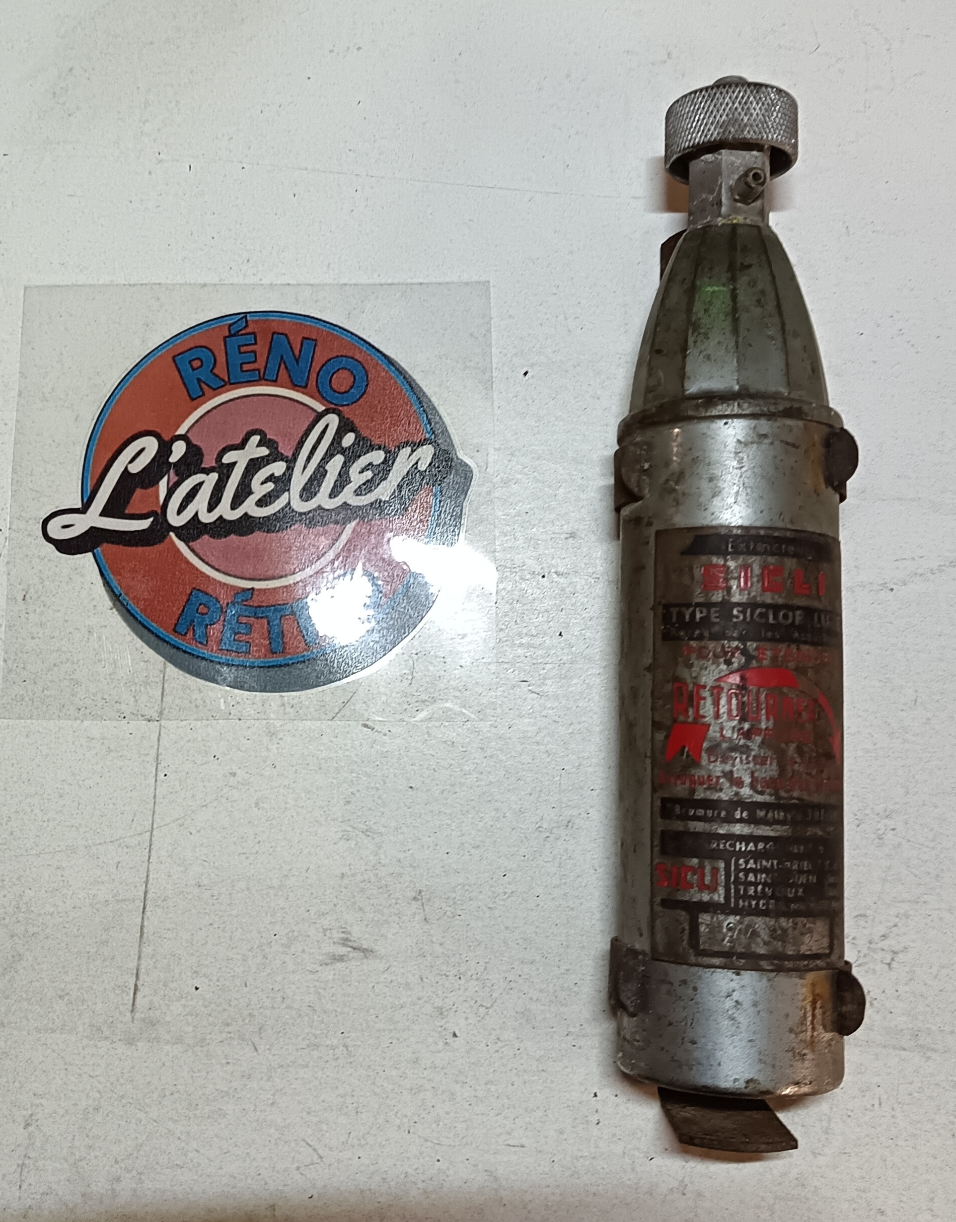 Extincteur d'ancienne
