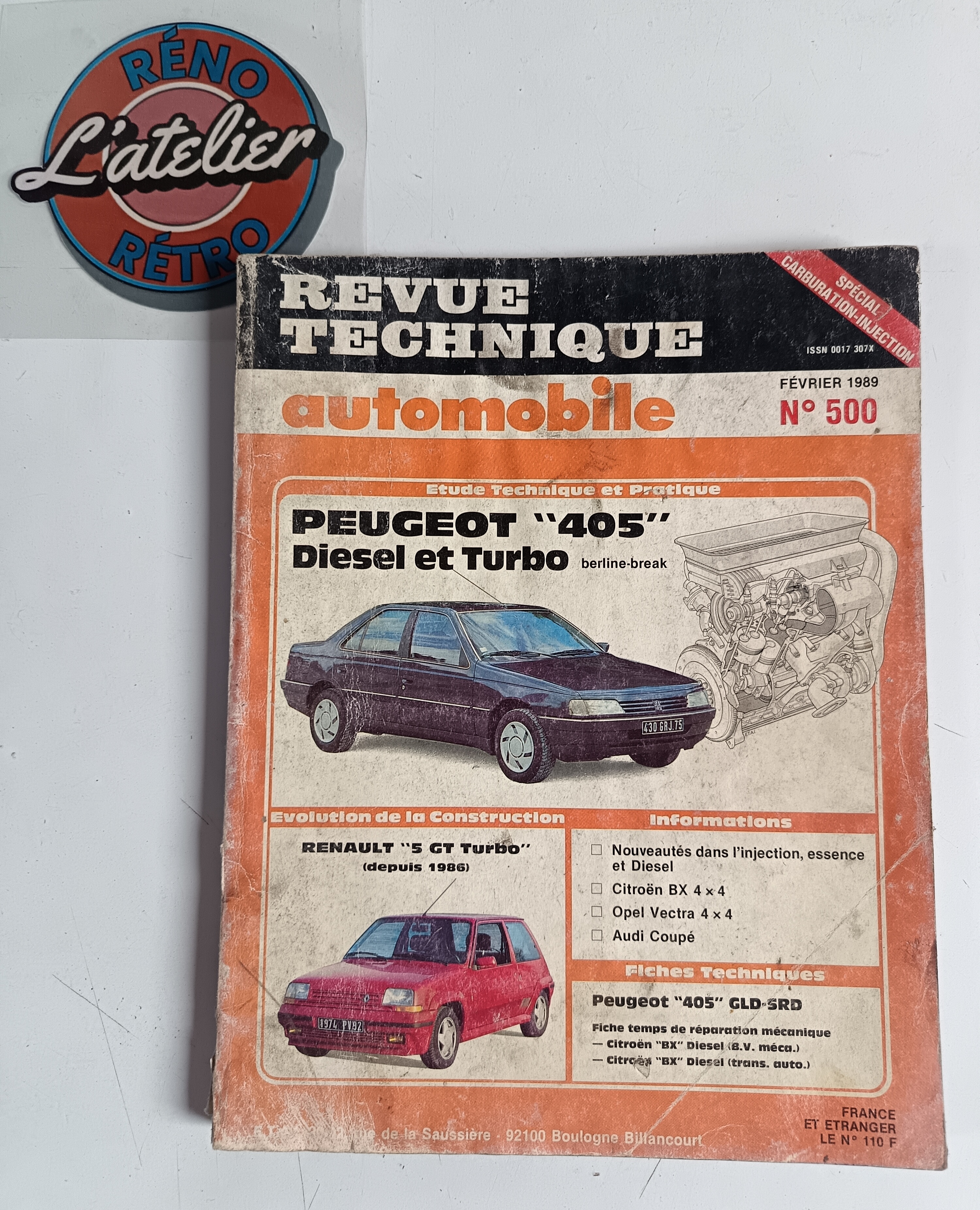 Rta Peugeot 405 diesel et turbo