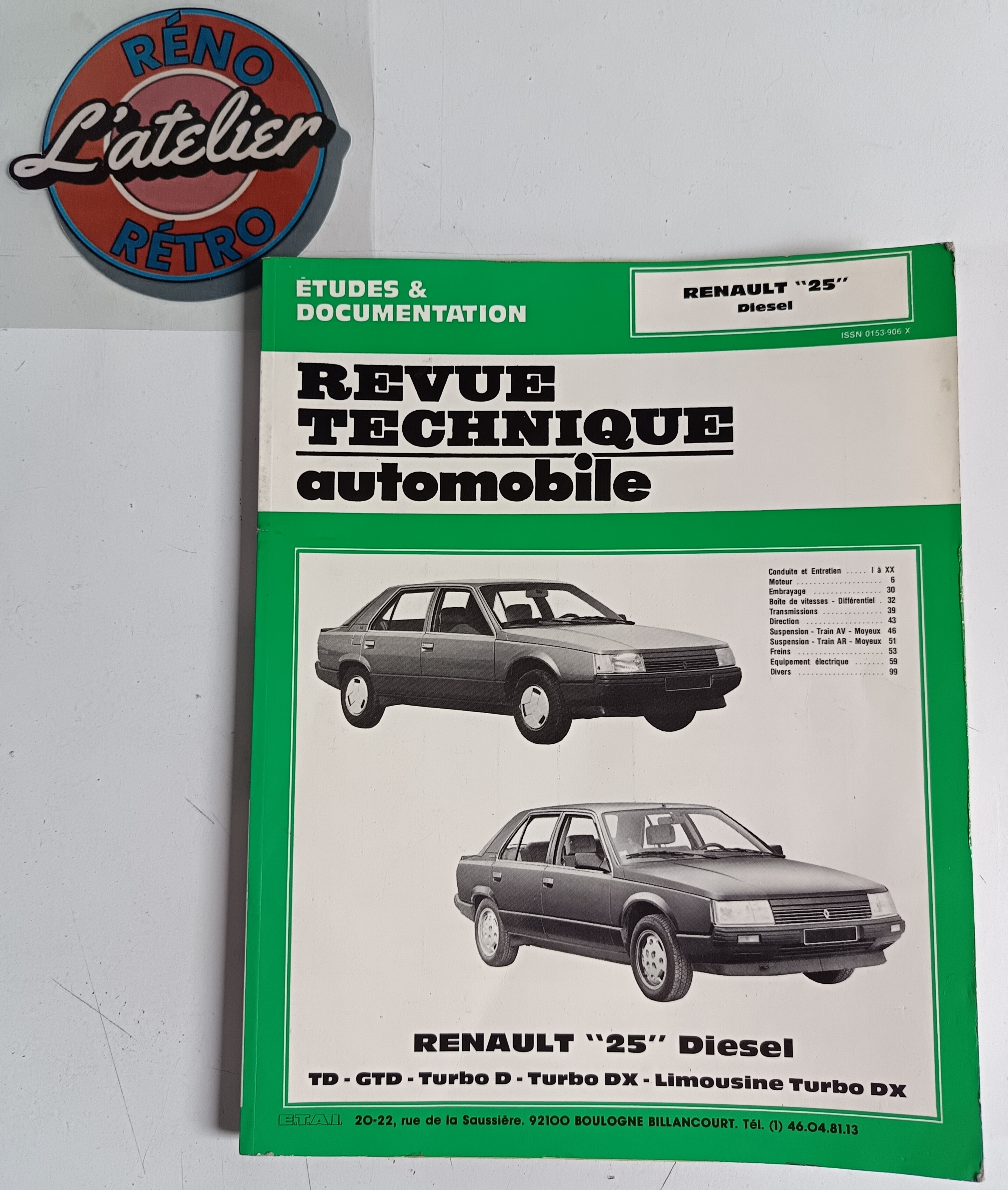 Rta Renault 25 diesel TD gtd turbo d turbo dx limousine turbo dx