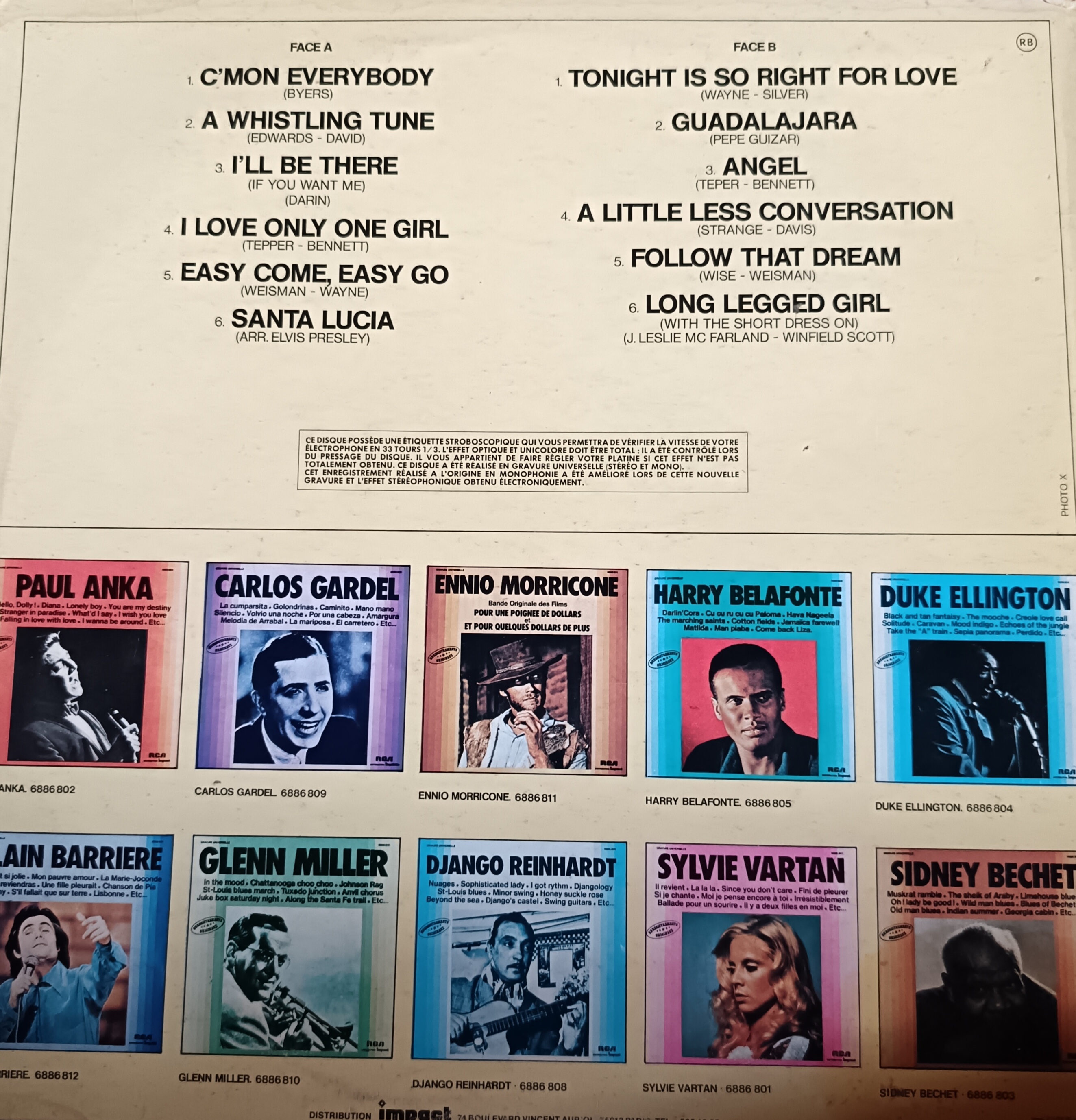 Elvis Presley le disque d'or 