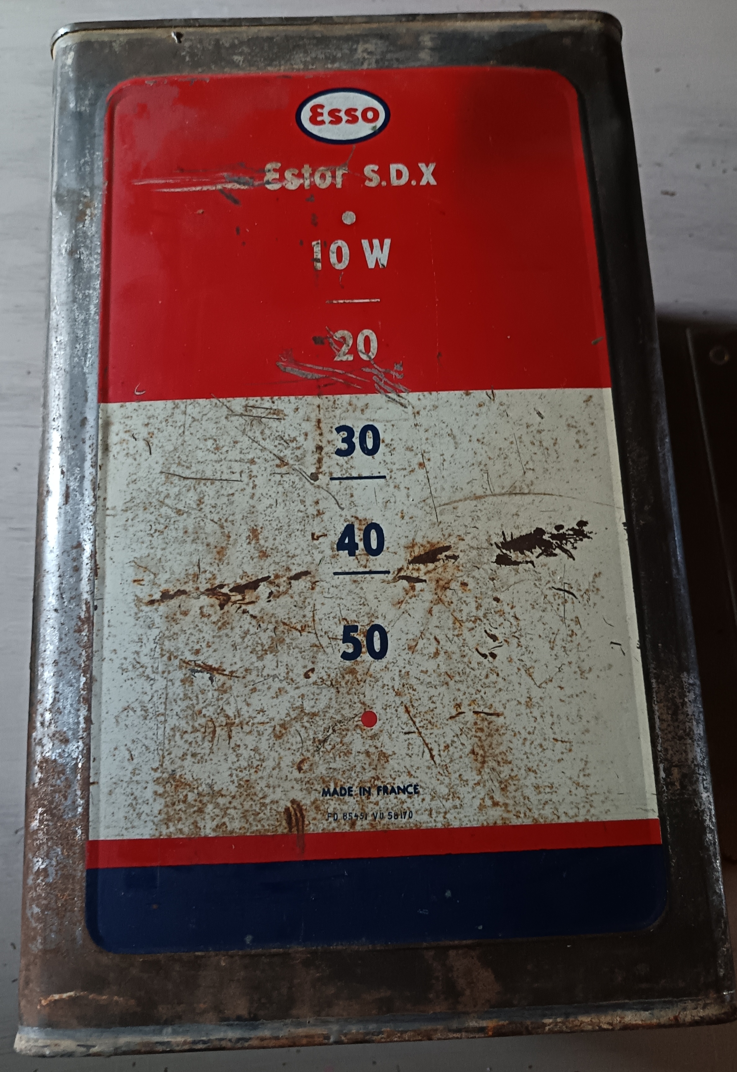 Bidon déco ESSO estor S.D.X Série 2