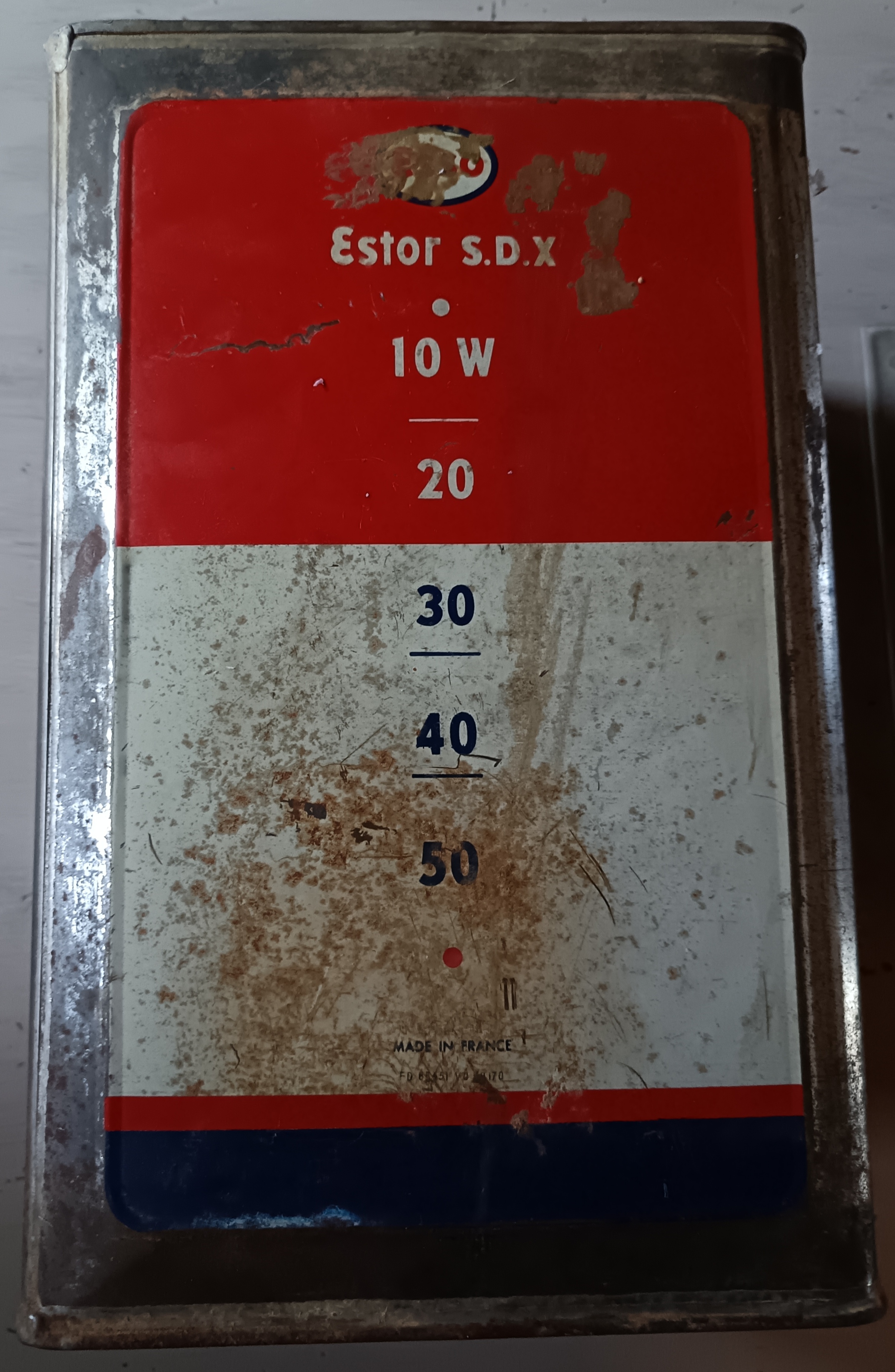 Bidon déco ESSO estor S.D.X Série 2