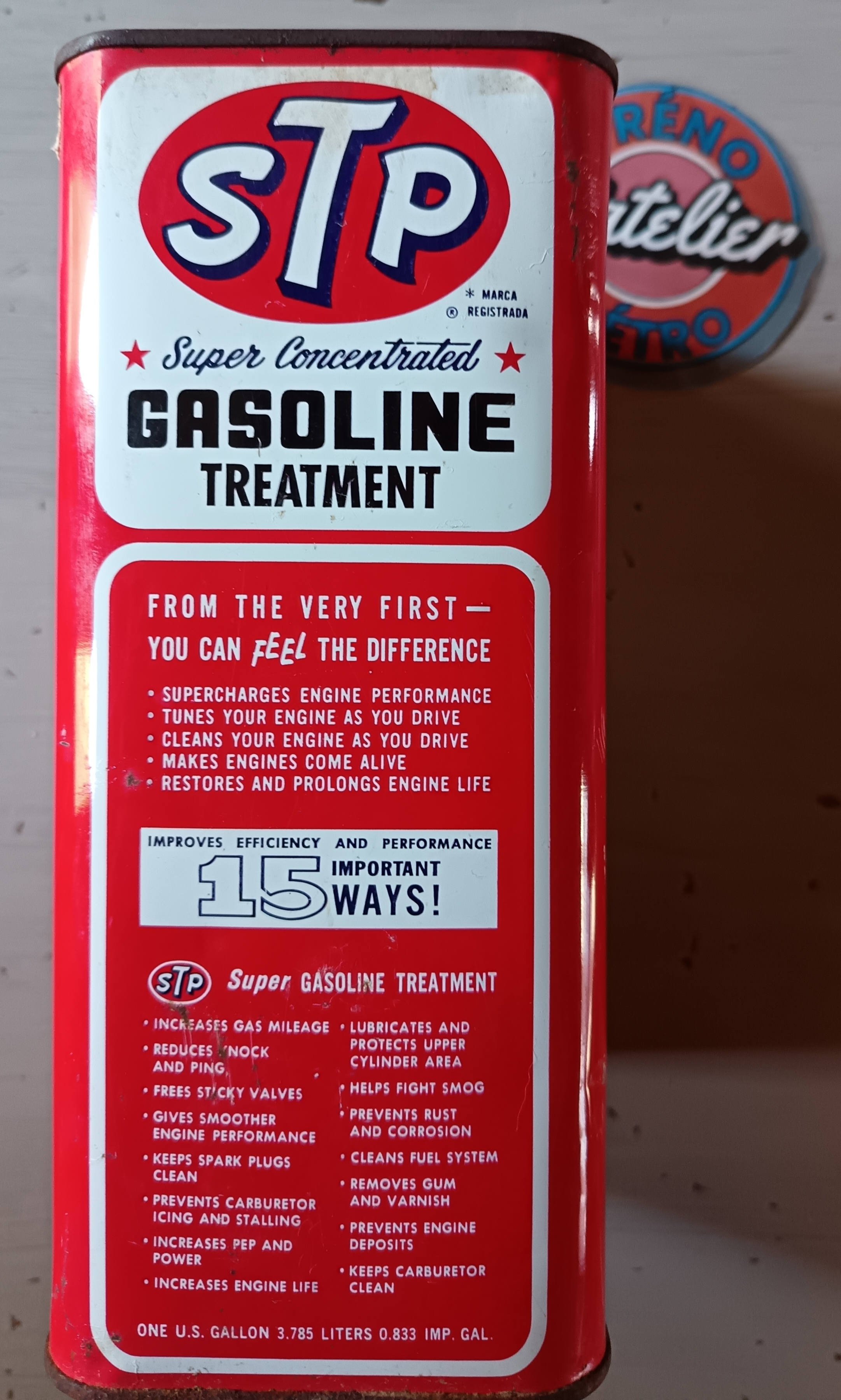 Bidon déco GASOLINE STP