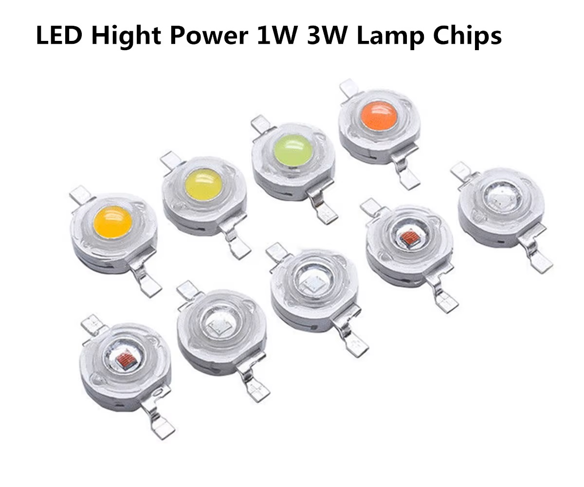 Chips de lámpara LED de alta potencia 1W 3W