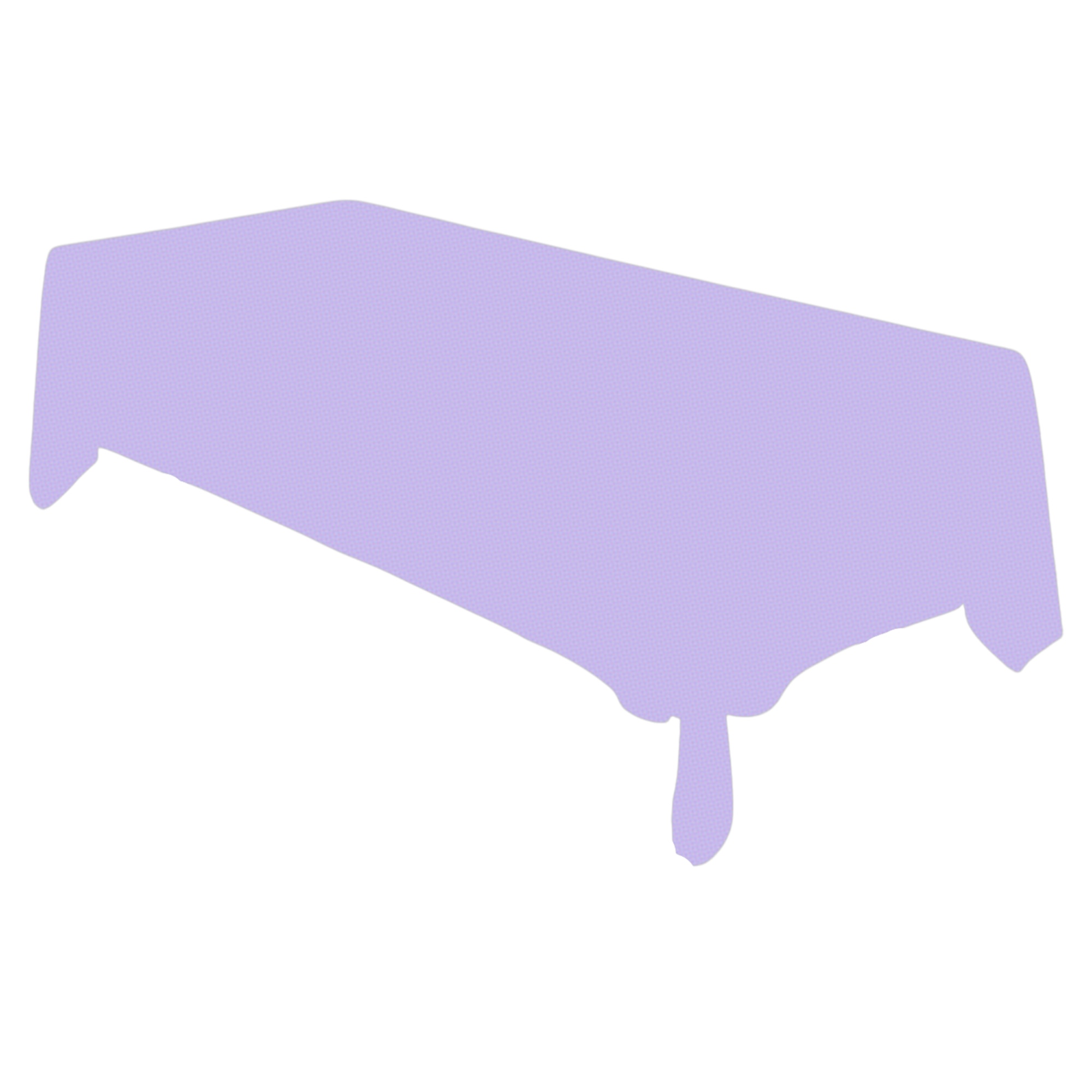Lilac Rectangular Tablecloths 6tf