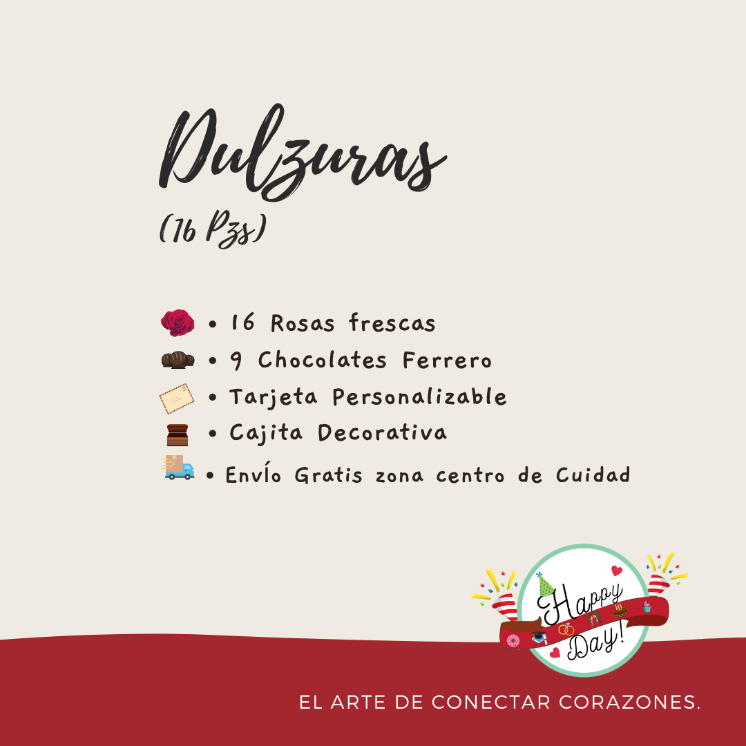 Dulzuras (16 pzs)
