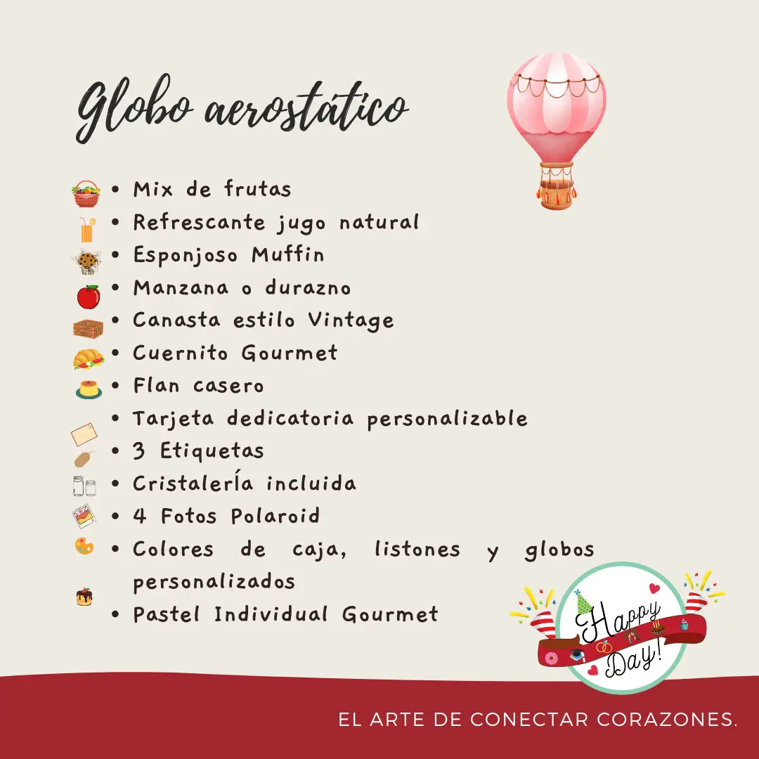 Globo Aerostático de San Valentín