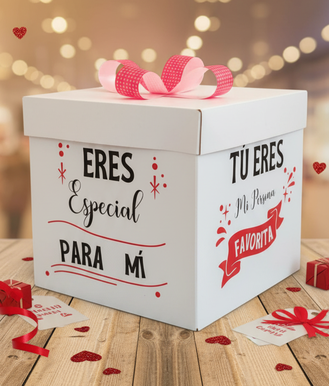 Caja Explosiva Blanco