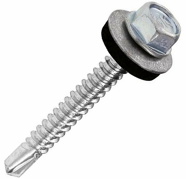 Hex Head Self-Drilling Screws with Washer