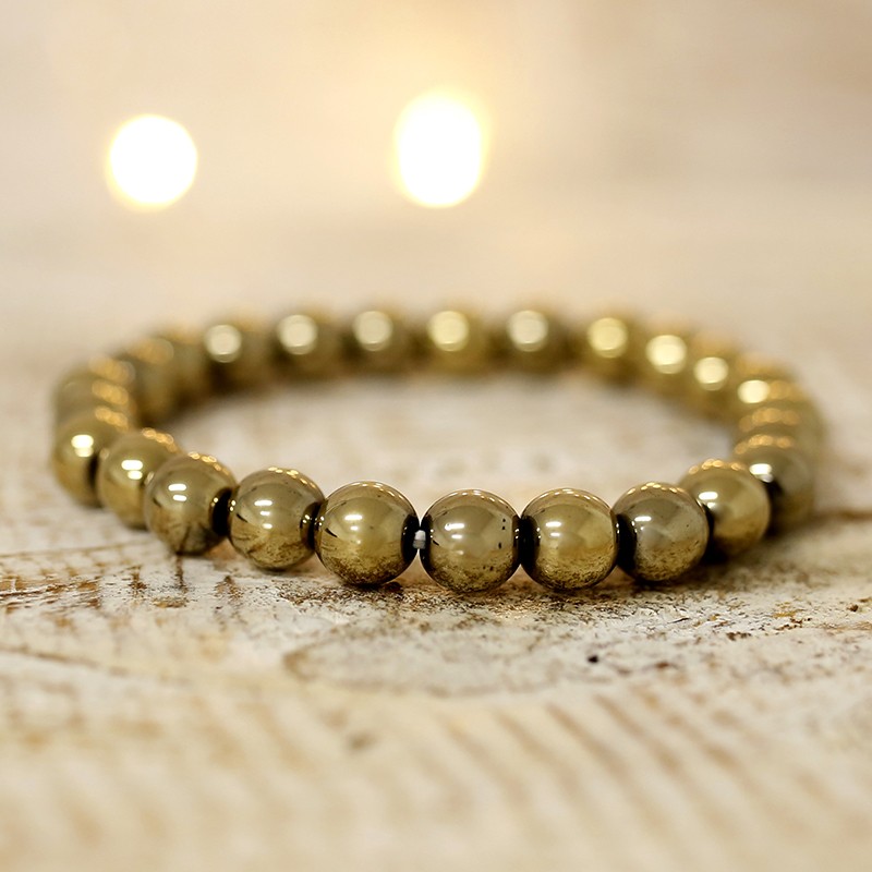Pulsera natural de Pirita