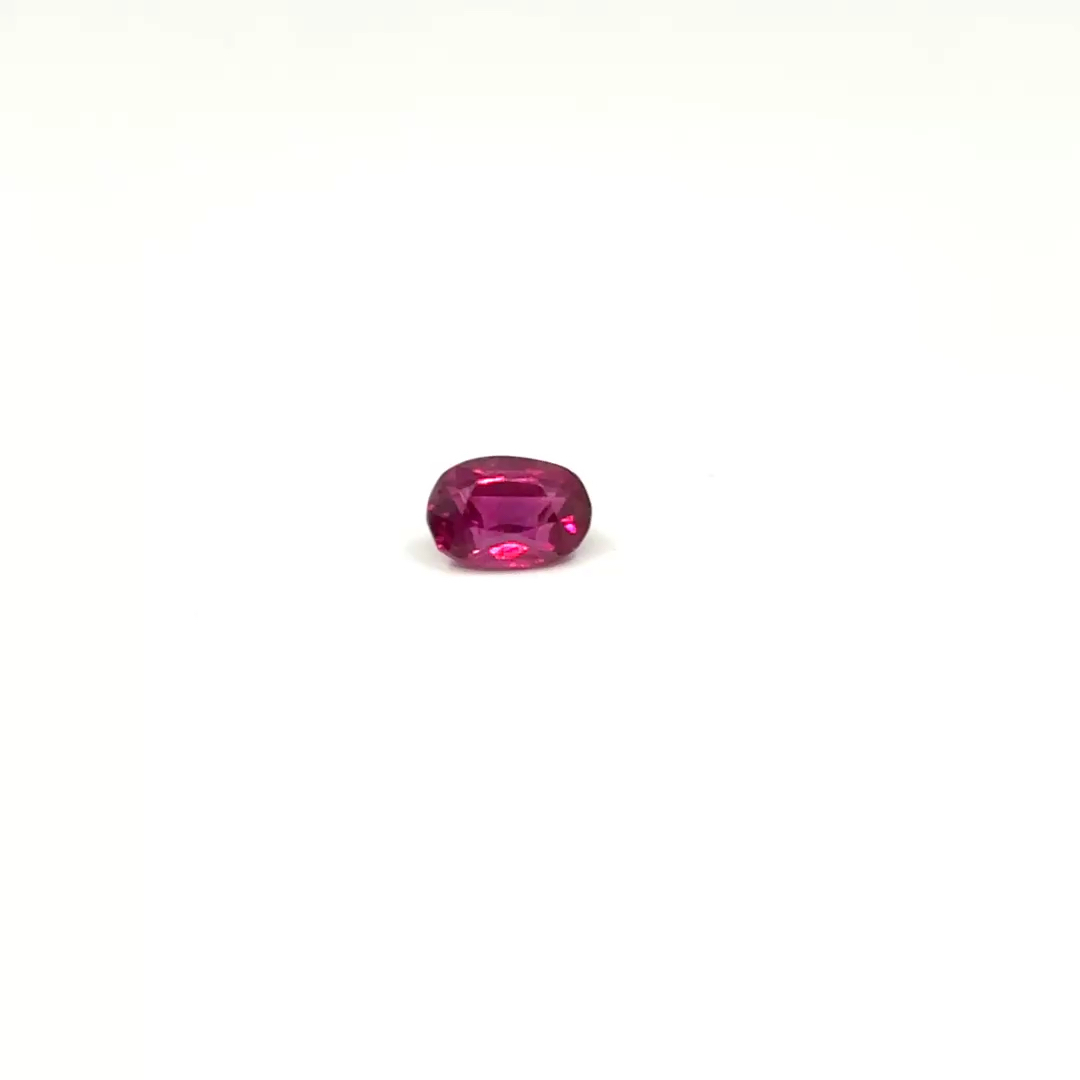 1.01 Carat Unheated Pinkish Red Ruby