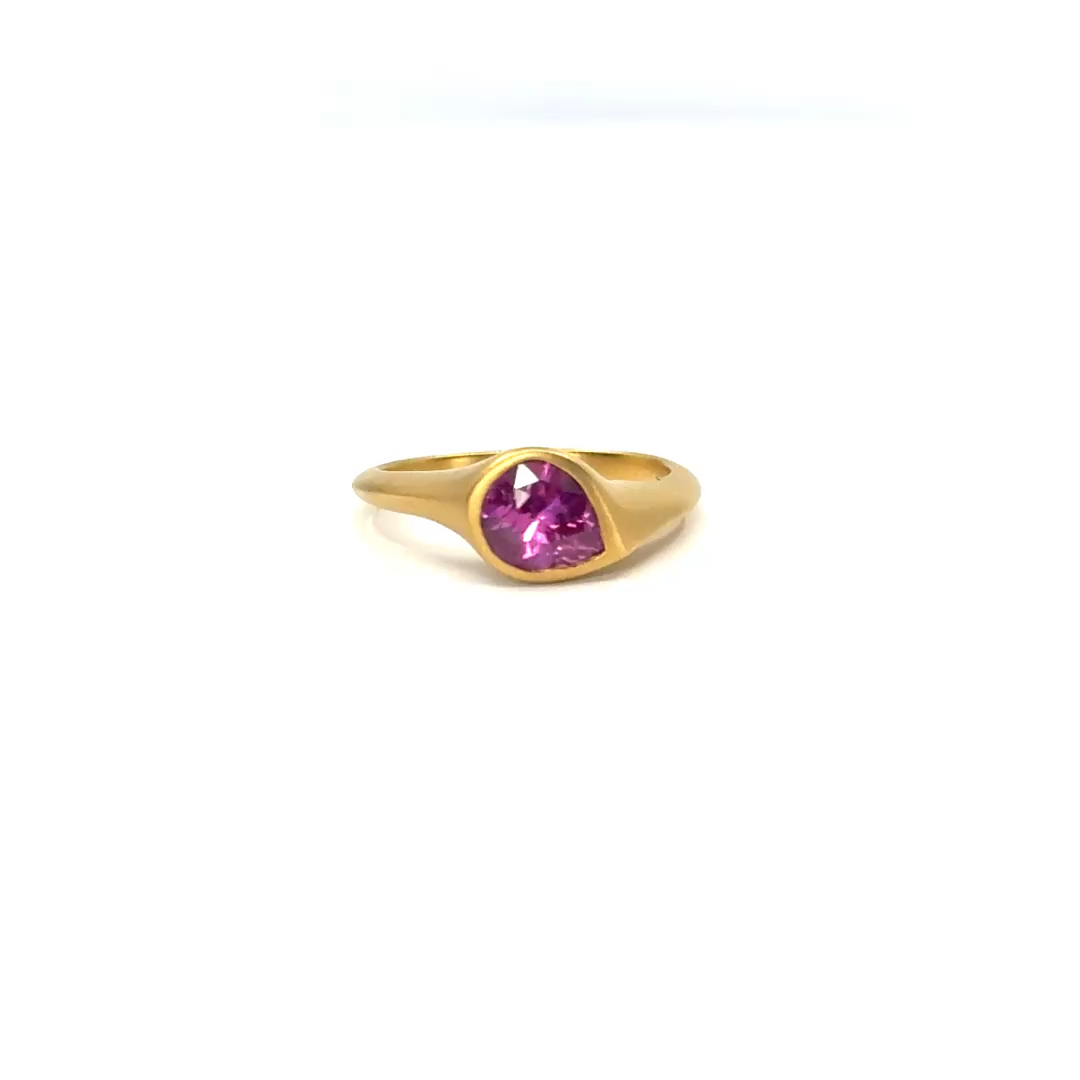 Mishal Petit Pink Sapphire Ring