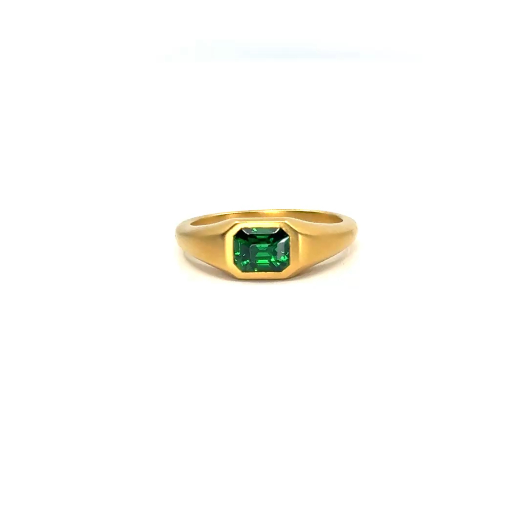 Mishal Petit Tsavorite Ring