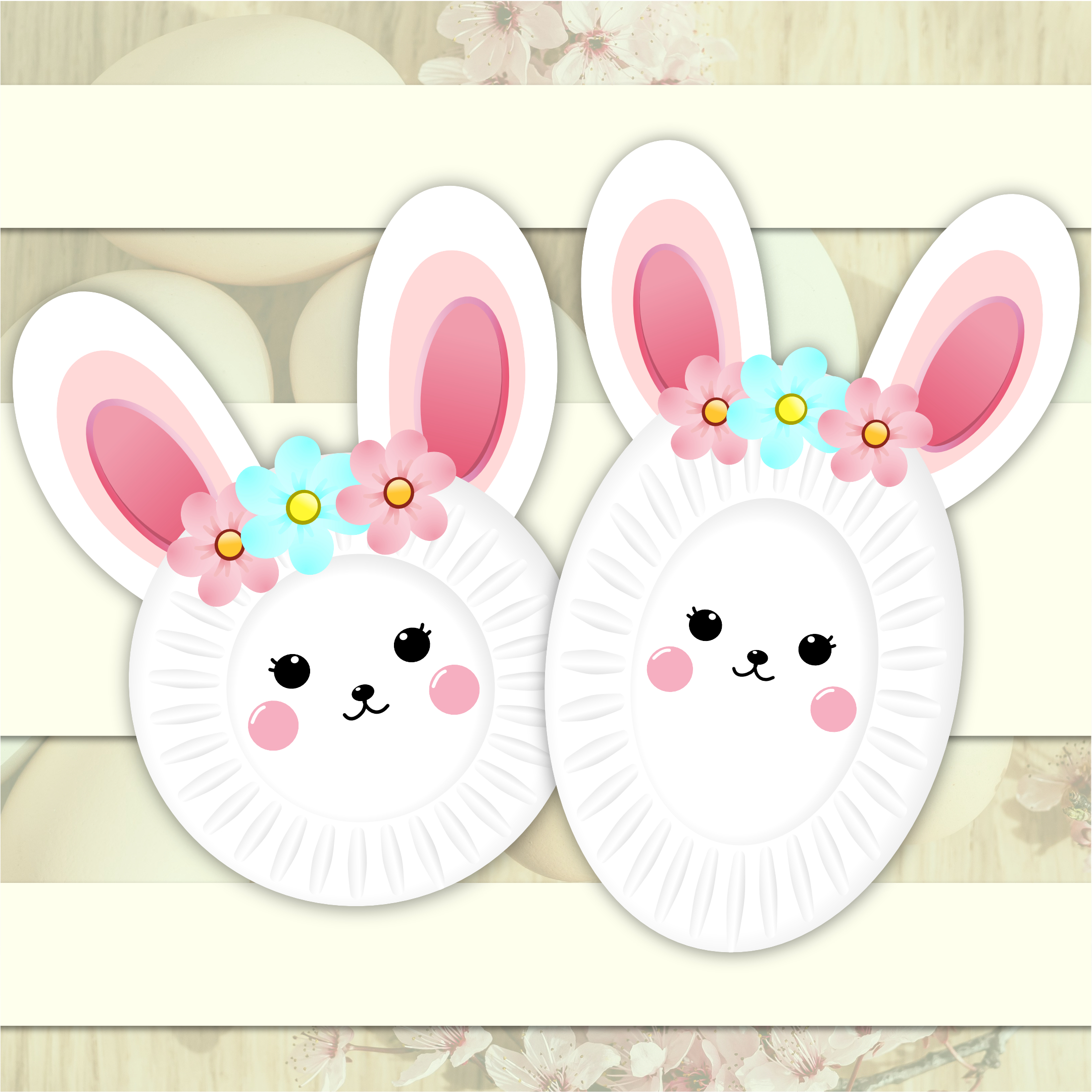 Easter Bunny Clipart set