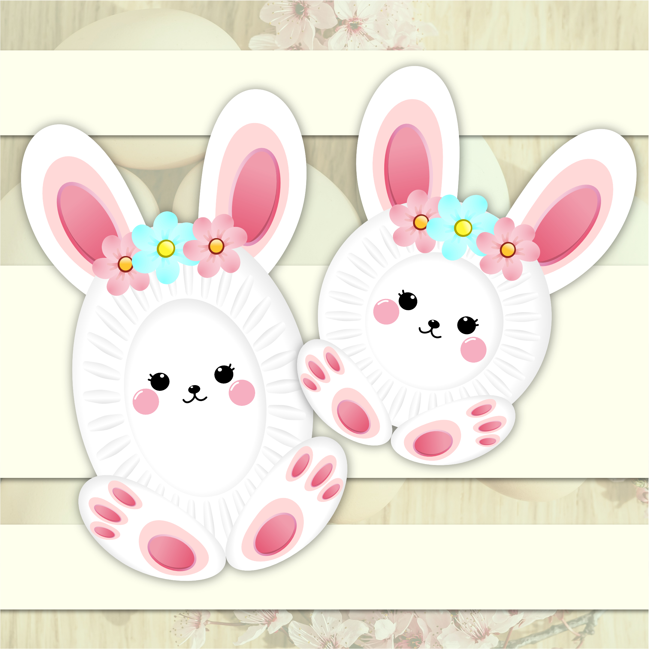 Easter Bunny Clipart set