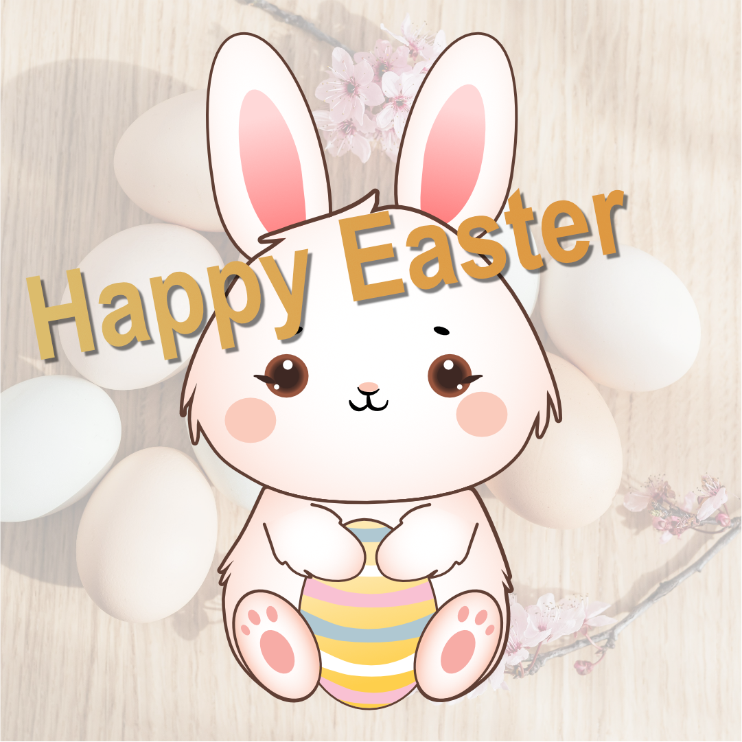 Easter Bunny PNG Set