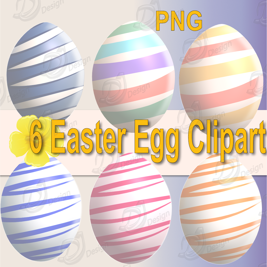 Easter Egg Clipart Set
