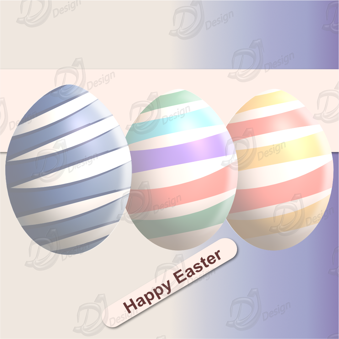 Easter Egg Clipart Set